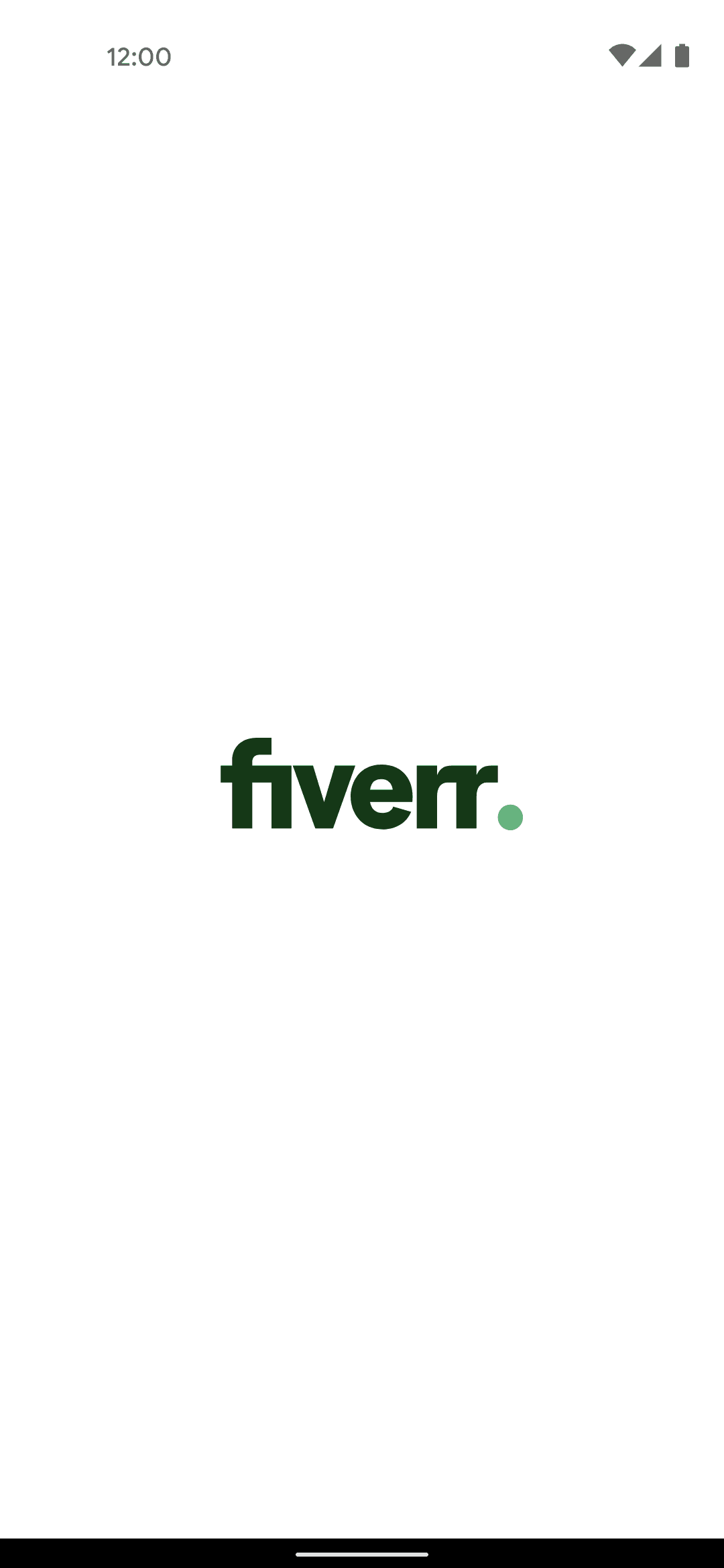 Fiverr Android Business interface screenshot 1