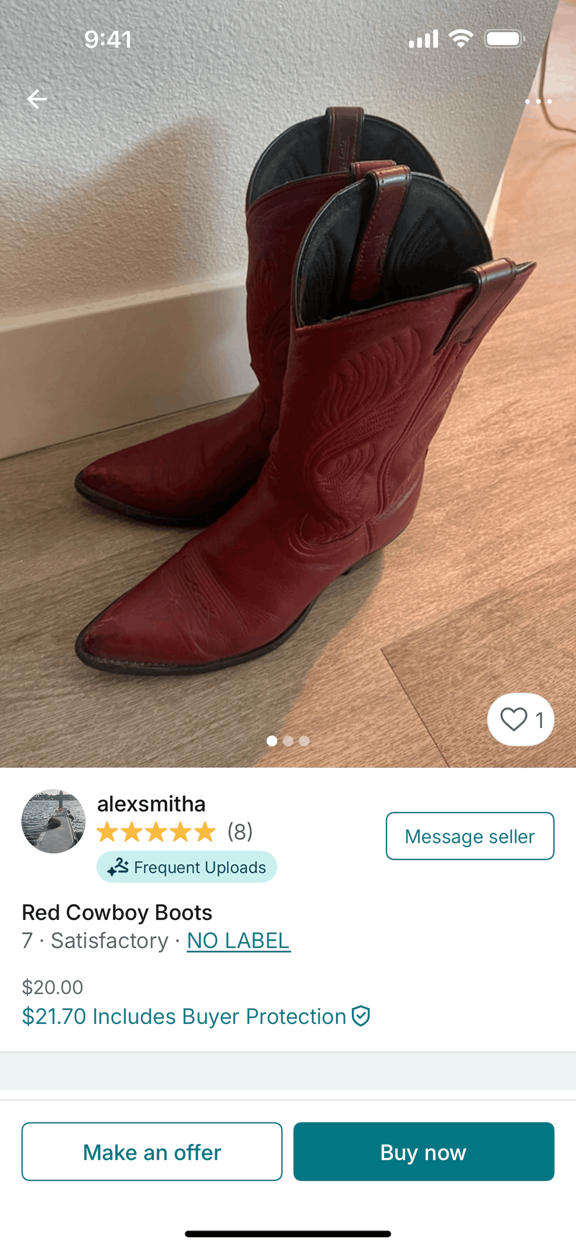 Vinted iOS Shopping interface screenshot 3