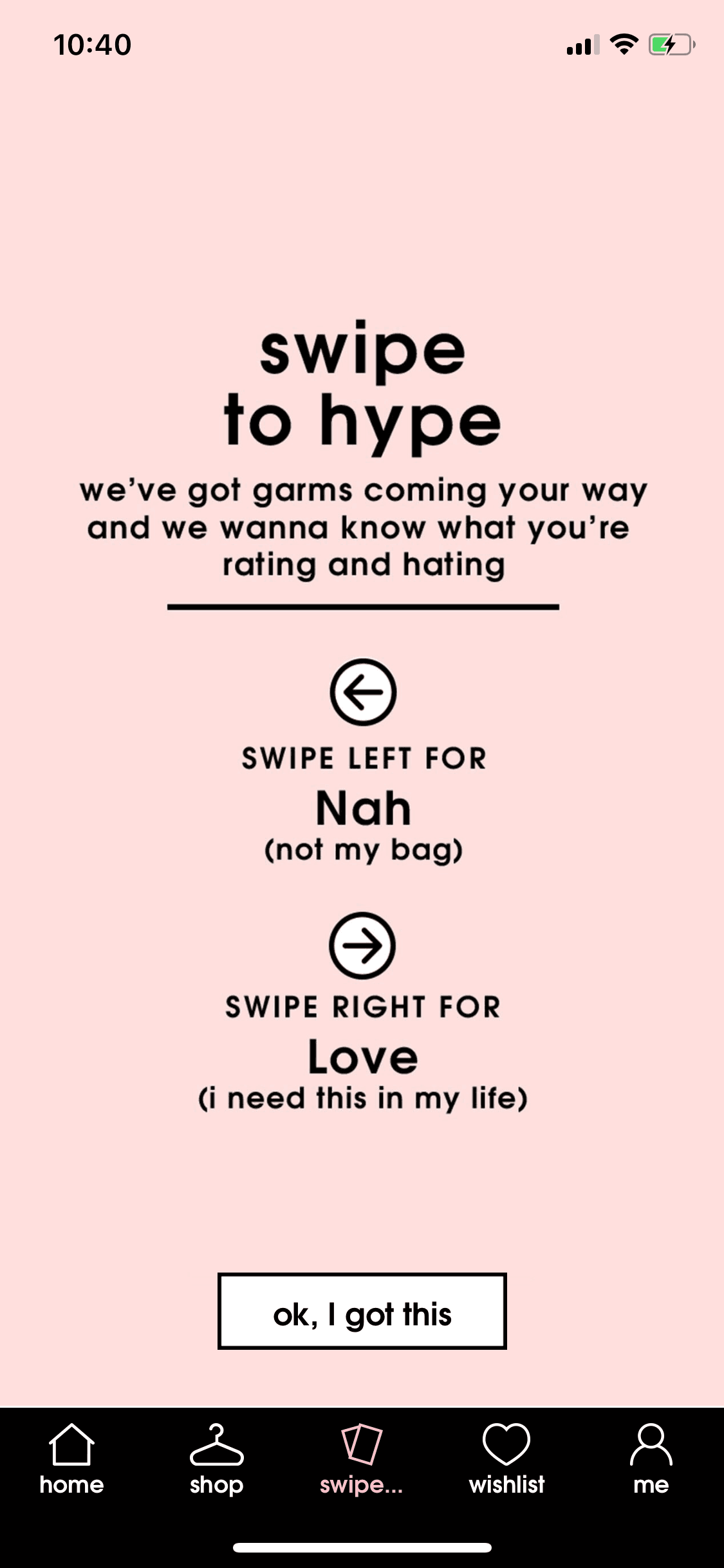Missguided iOS Shopping interface screenshot 23