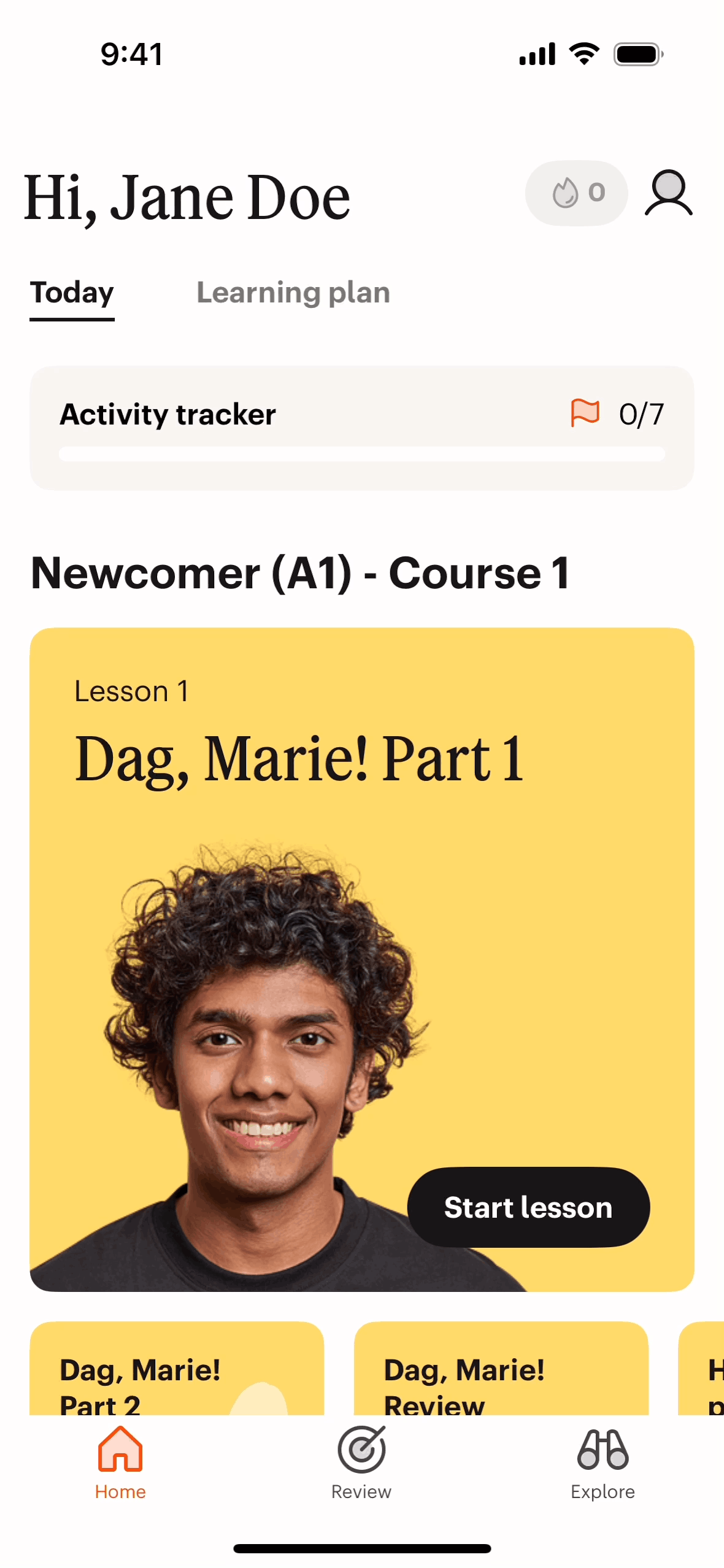 Babbel iOS Education interface screenshot 8