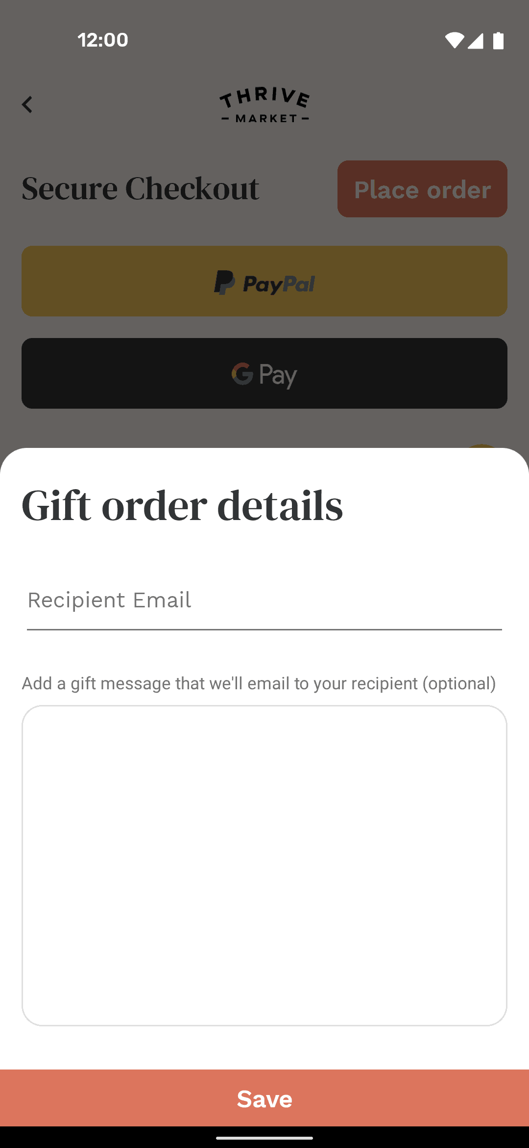 Thrive Market Android Shopping interface screenshot 23