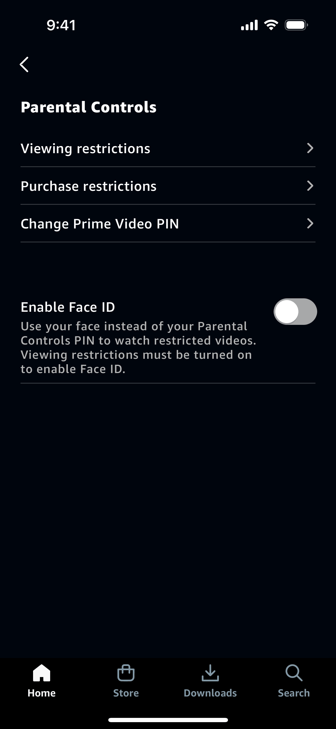 Prime Video iOS Entertainment interface screenshot 22