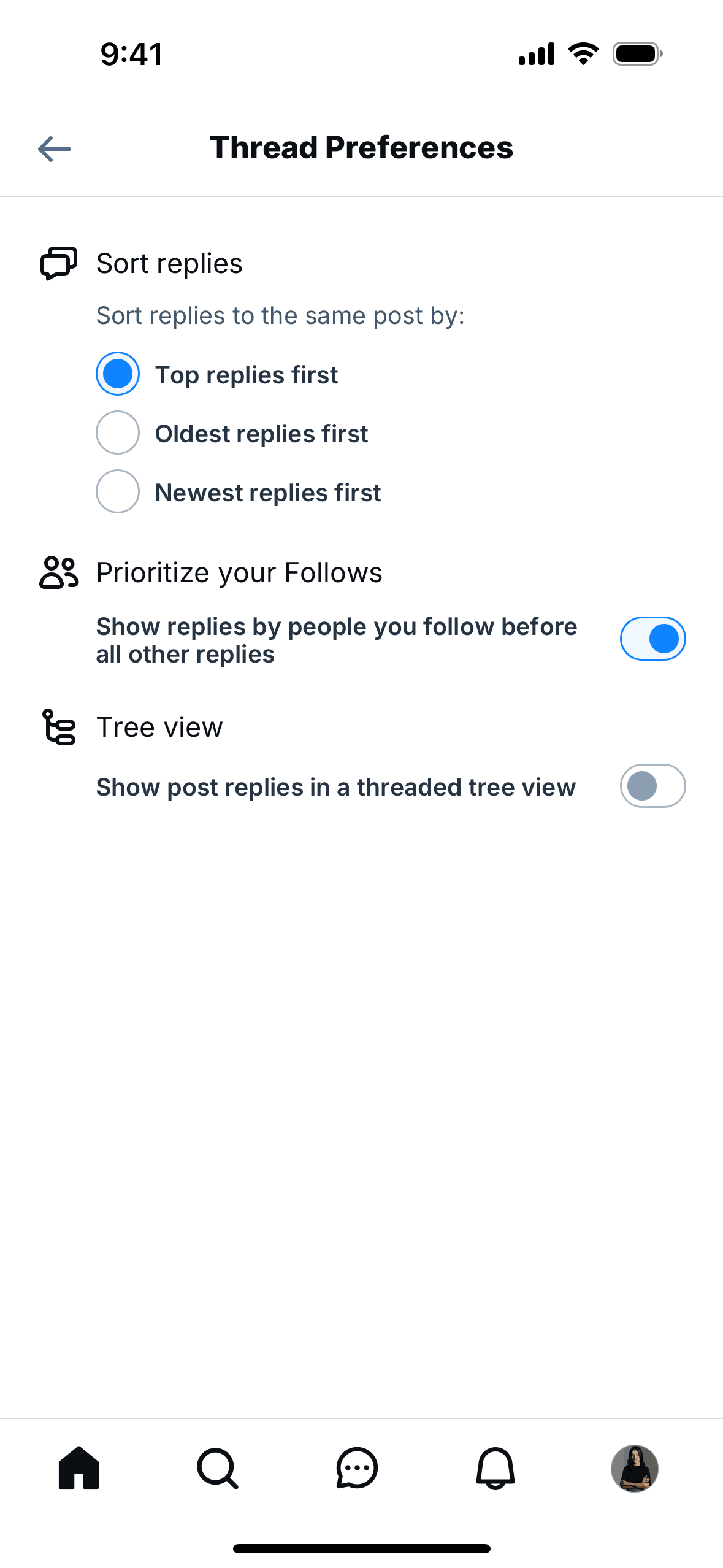 Bluesky Social iOS Social Networking interface screenshot 16