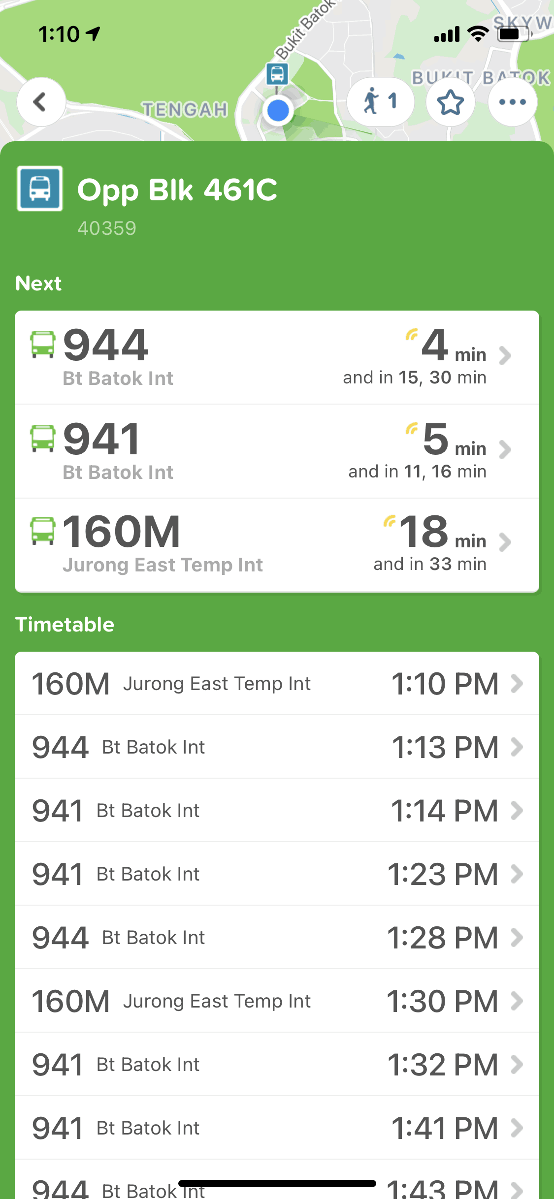 Citymapper iOS Maps & Navigation interface screenshot 1