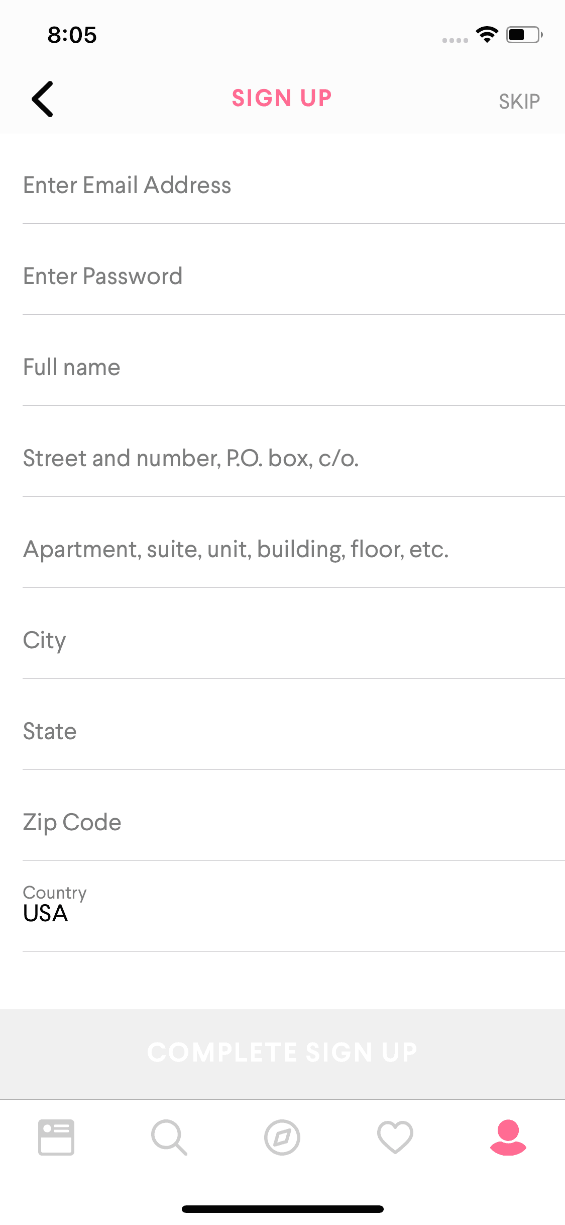 Hush iOS Shopping interface screenshot 23