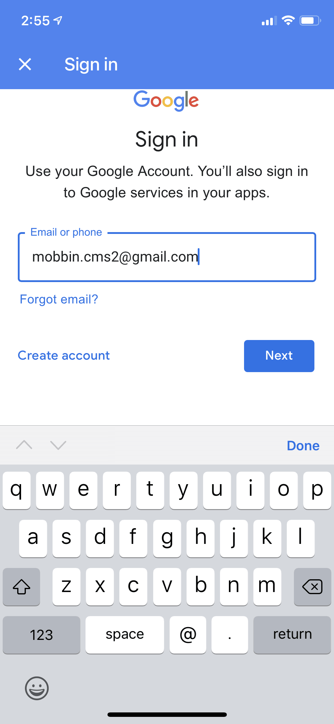 Google Chrome iOS Utilities interface screenshot 4