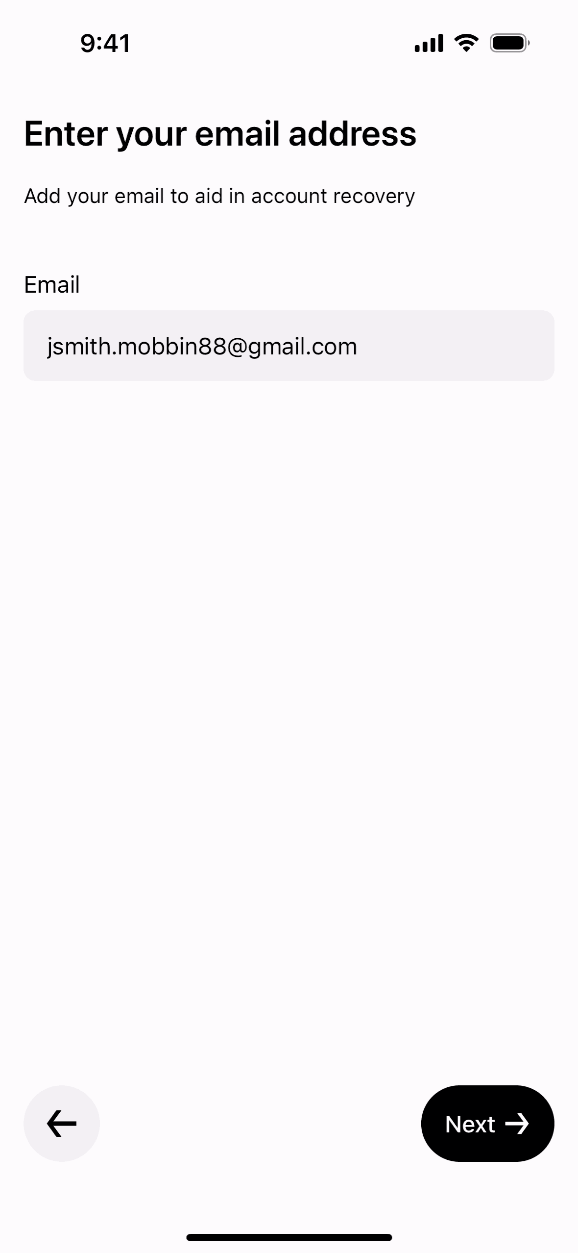 Uber Eats iOS app screen