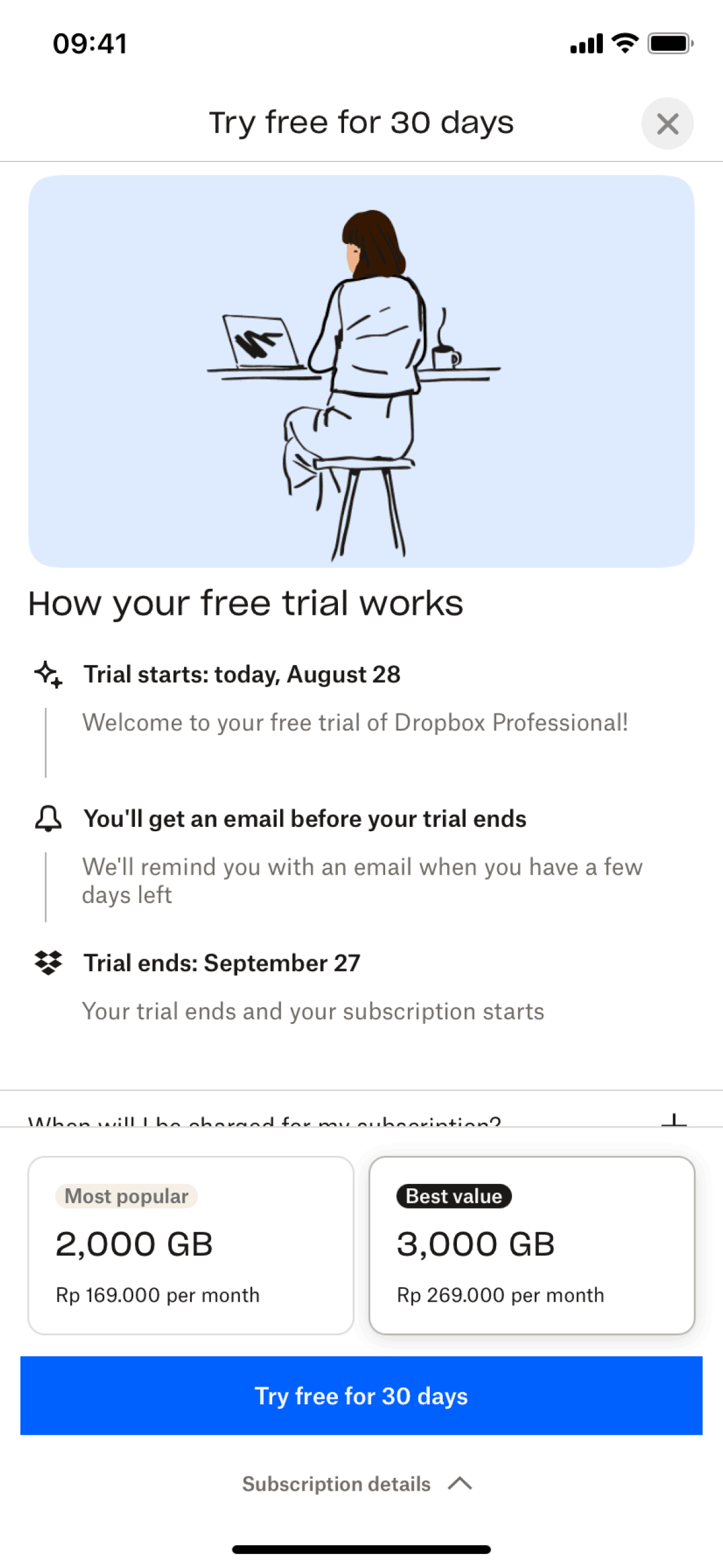 Dropbox iOS Productivity interface screenshot 4