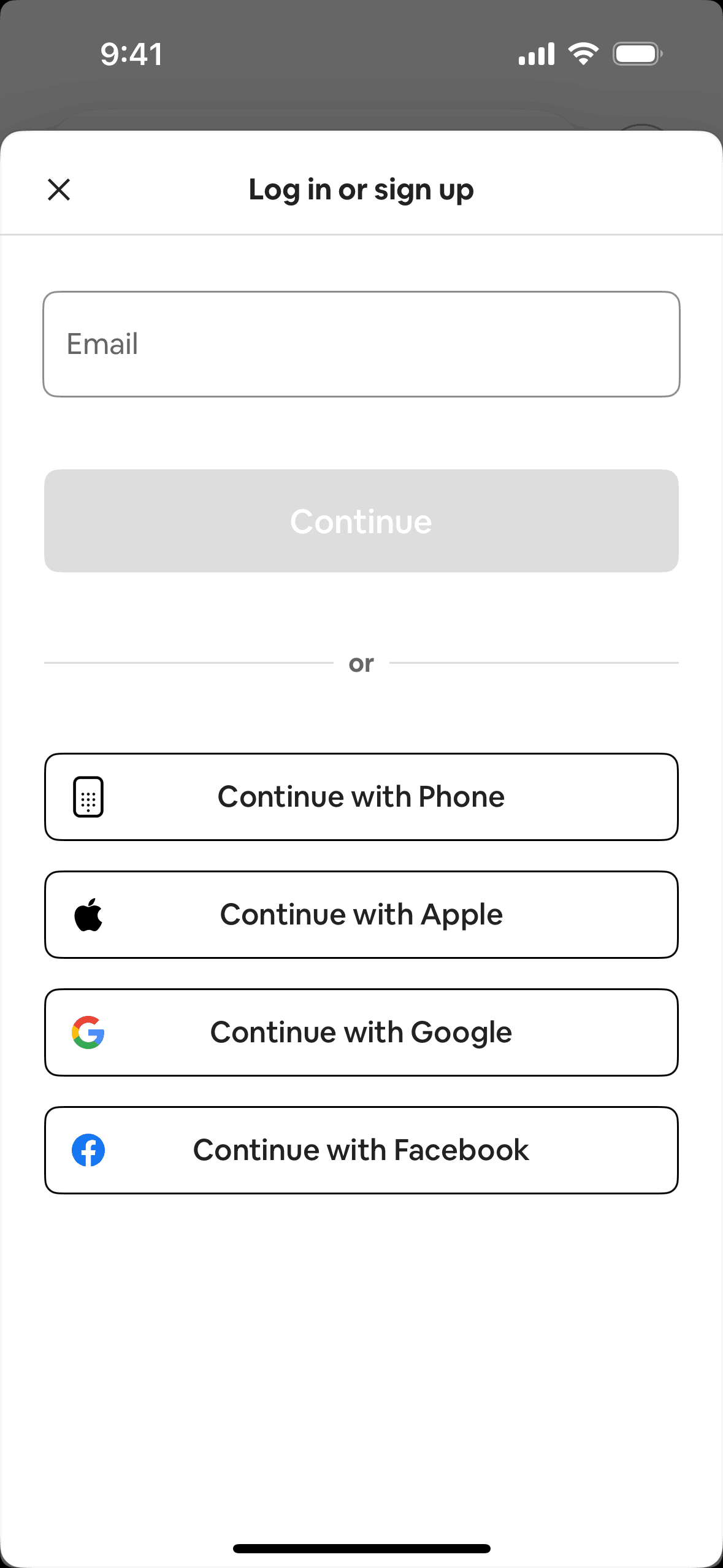Airbnb onboarding screen 2