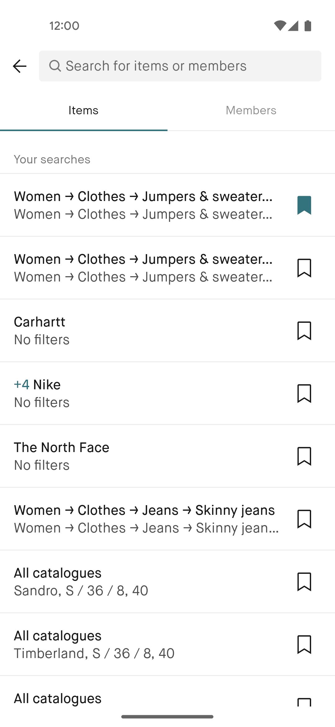 Vinted Android Shopping interface screenshot 9