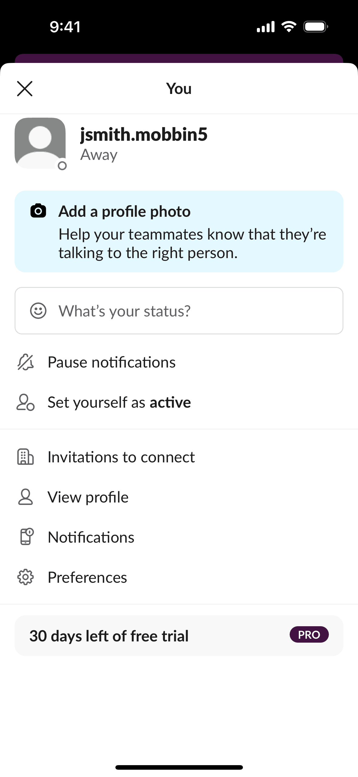 Slack iOS Business interface screenshot 7