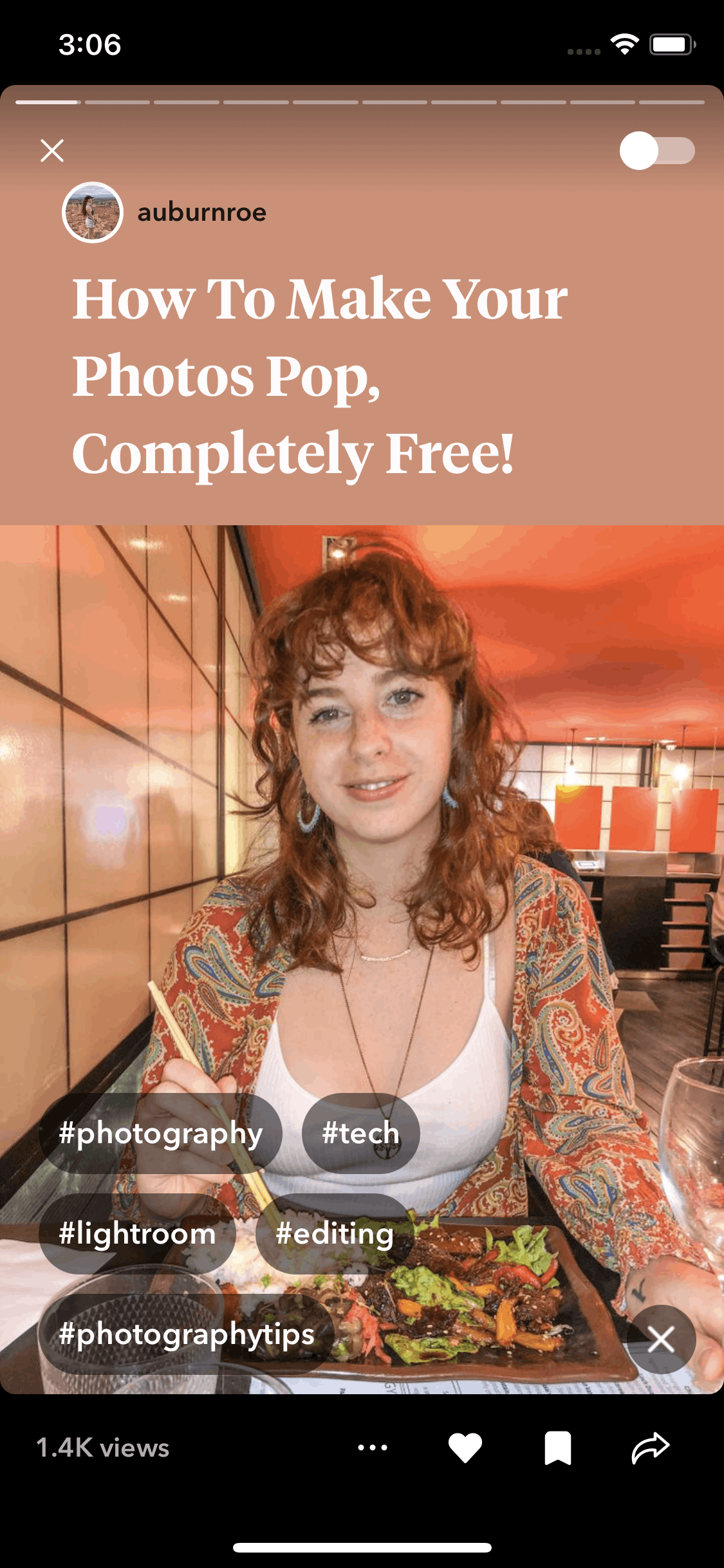 Jumprope iOS Photo & Video interface screenshot 18