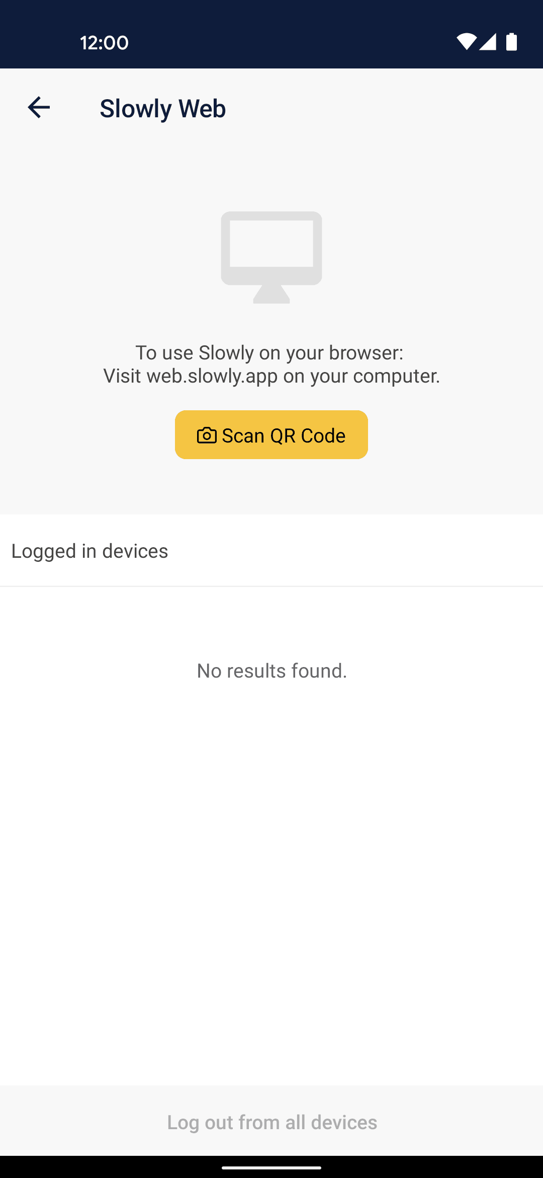 Slowly Android Lifestyle interface screenshot 8