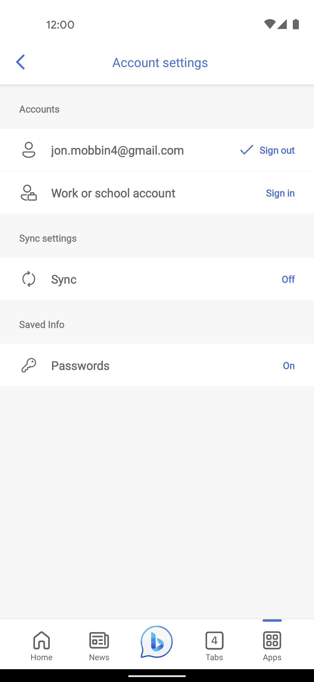 Bing Android AI interface screenshot 23