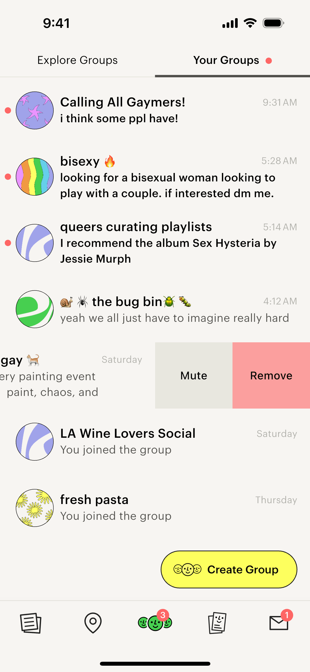 Lex iOS Social Networking interface screenshot 6