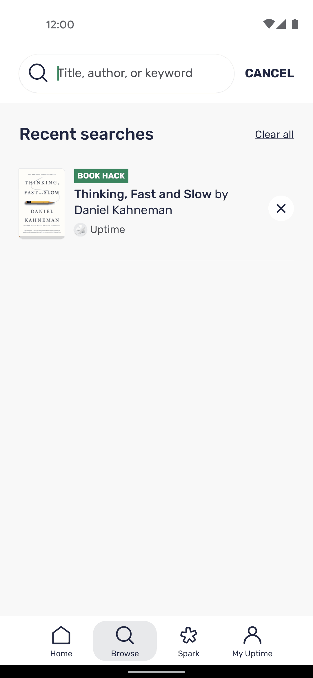Uptime Android Education interface screenshot 17