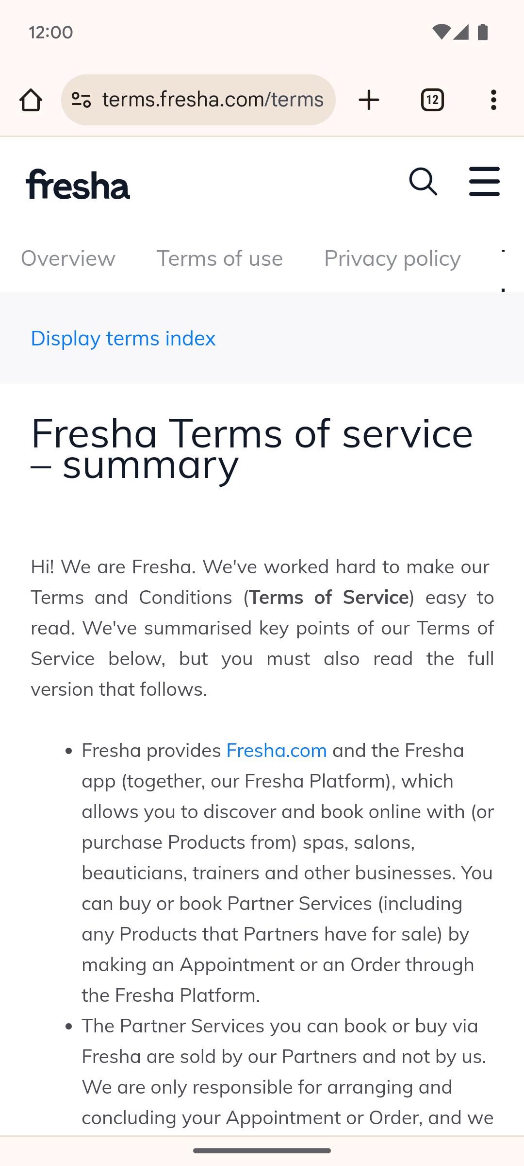 Fresha Android Lifestyle interface screenshot 10