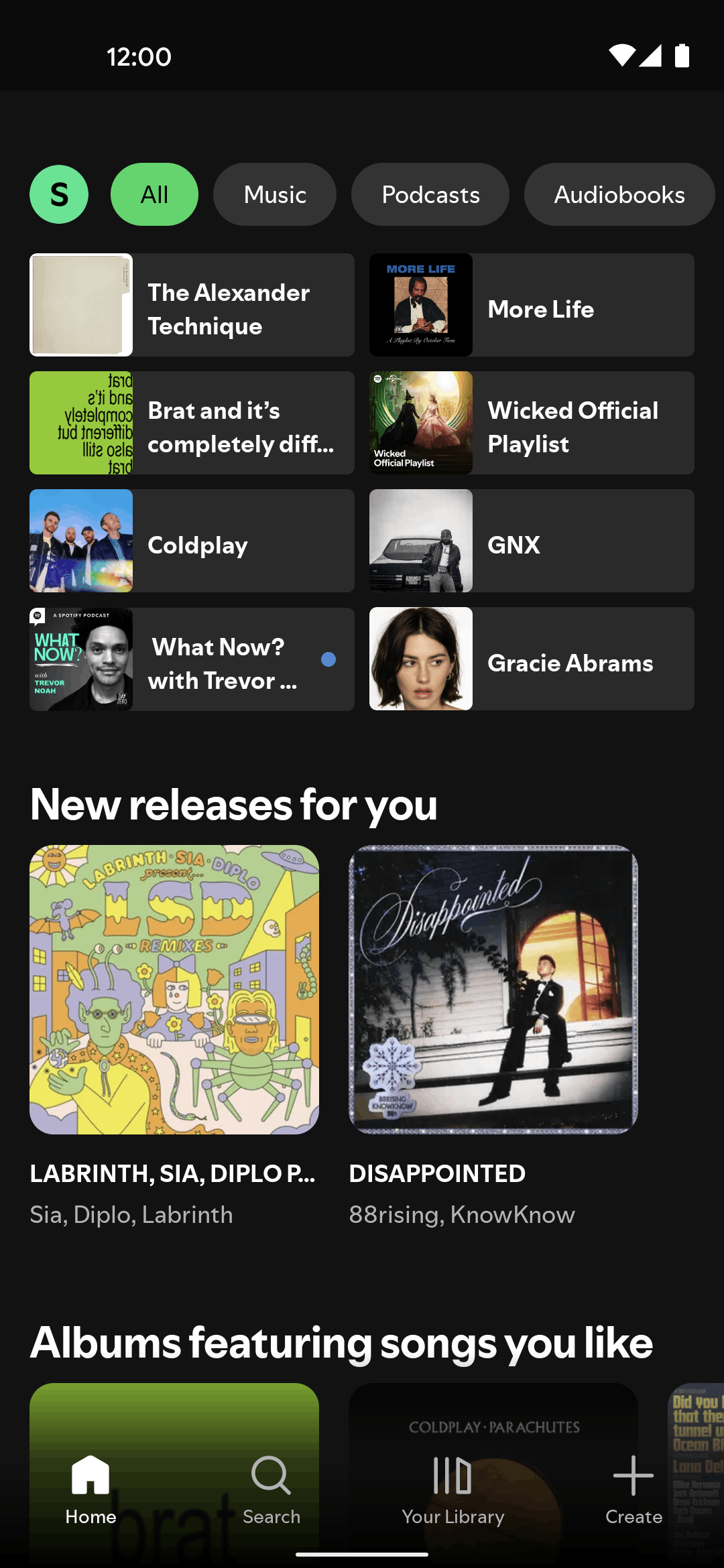 Spotify Android Music & Audio interface screenshot 2