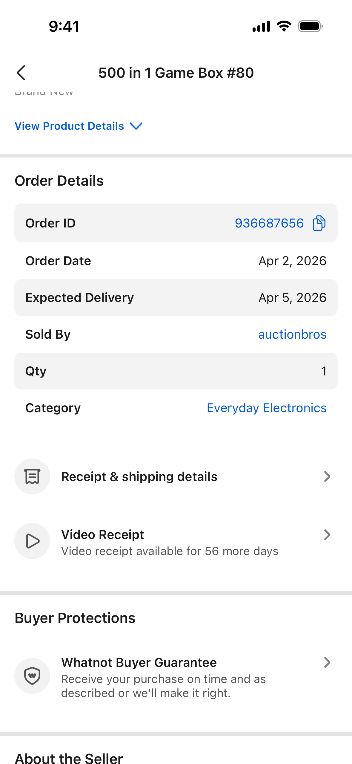 Whatnot iOS Shopping interface screenshot 13