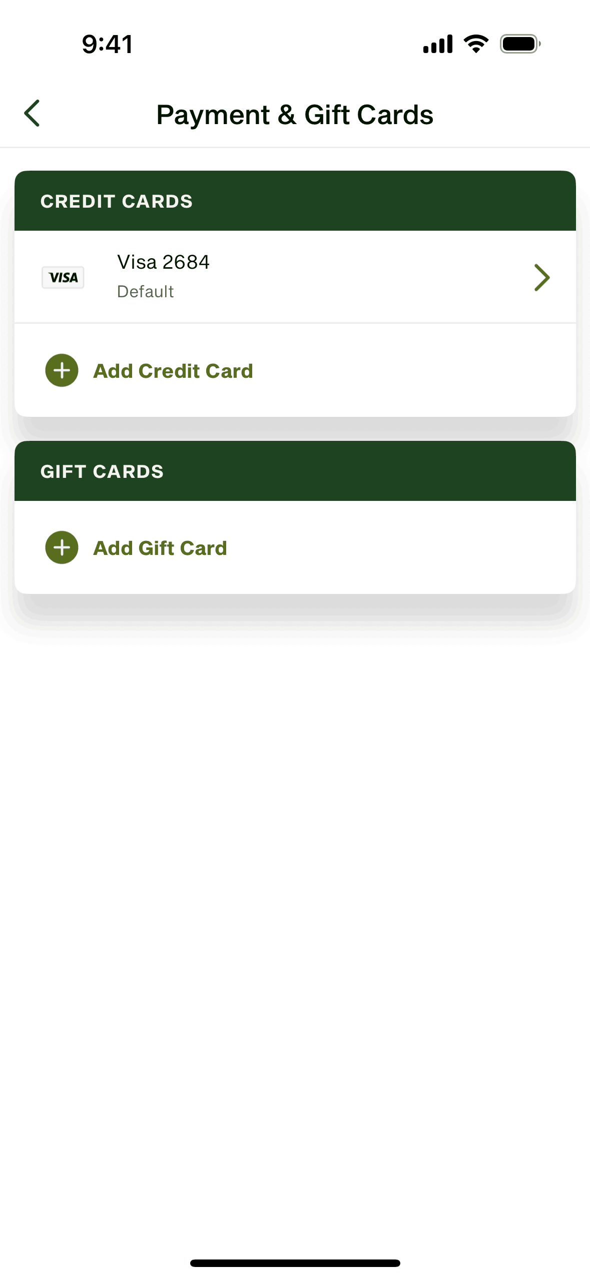 Panera Bread iOS Food & Drink interface screenshot 17