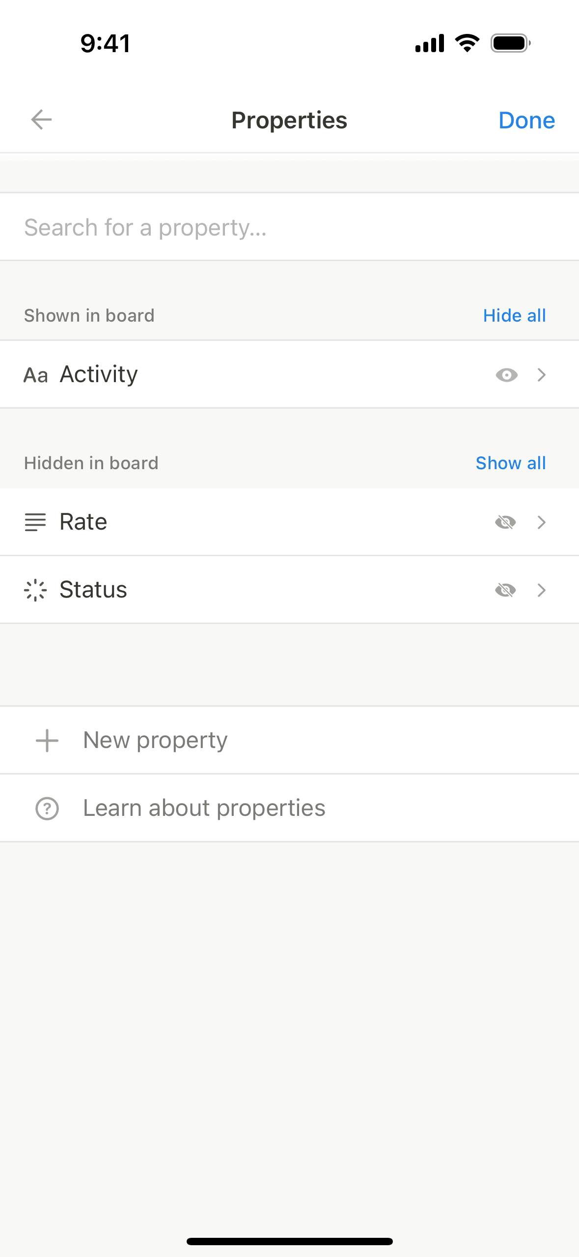 Notion iOS Collaboration interface screenshot 6
