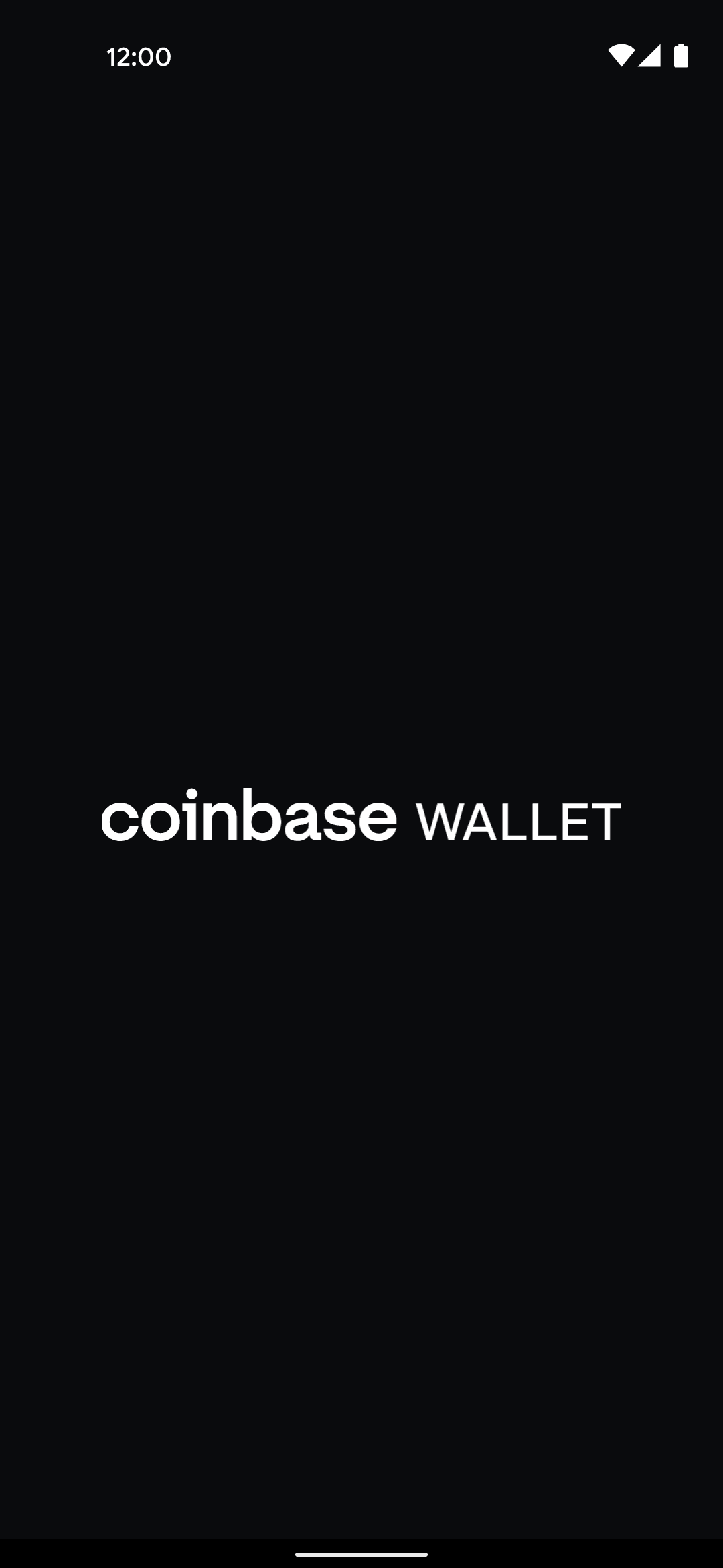 Coinbase Wallet Android Finance interface screenshot 1