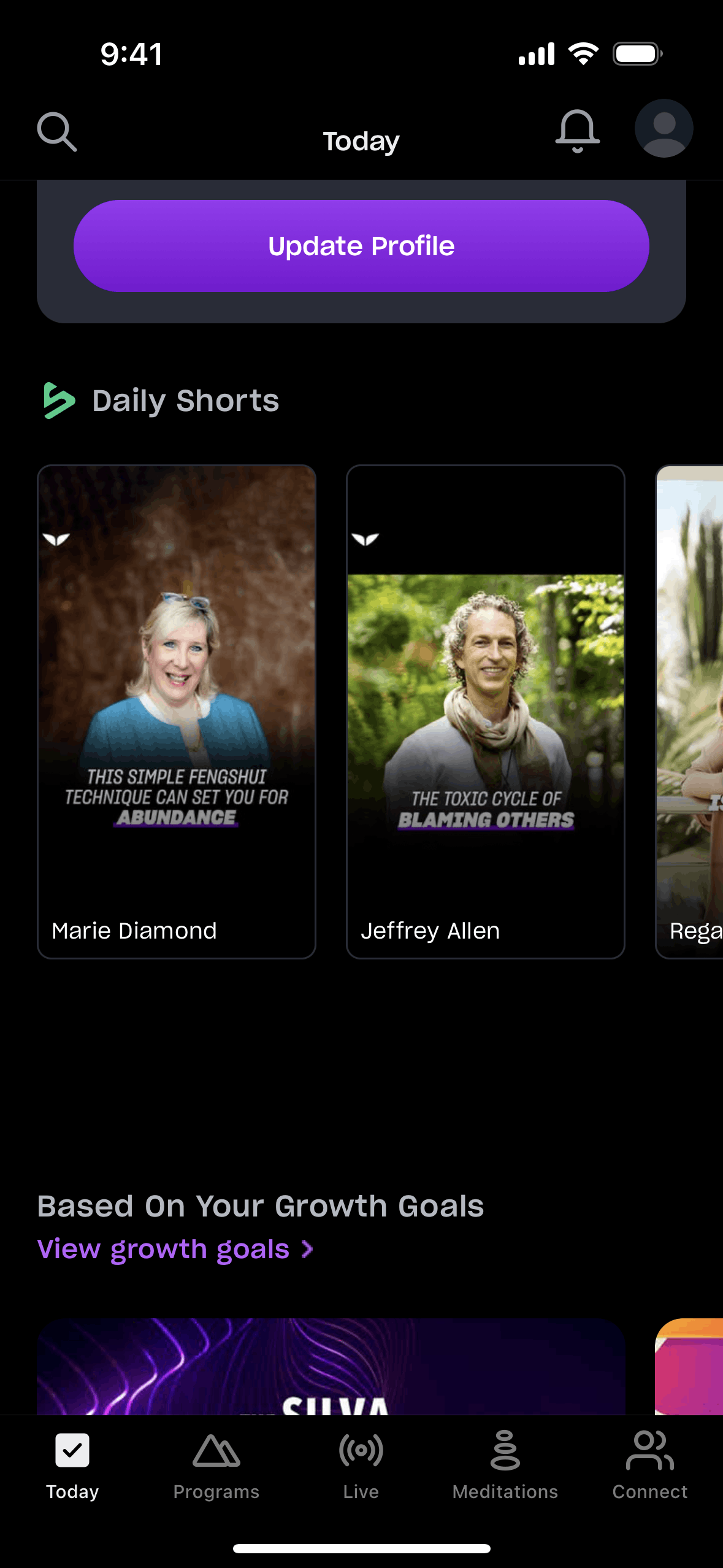 Mindvalley iOS Education interface screenshot 2