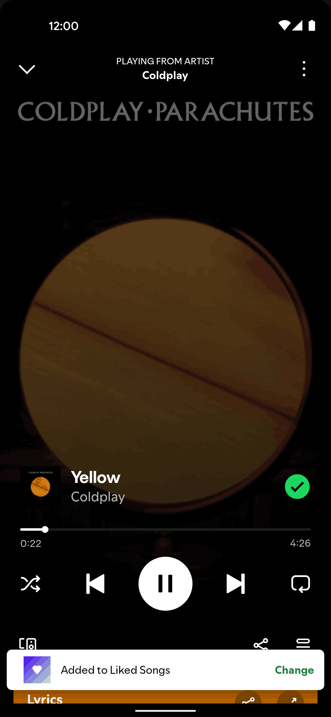 Spotify Android Music & Audio interface screenshot 23