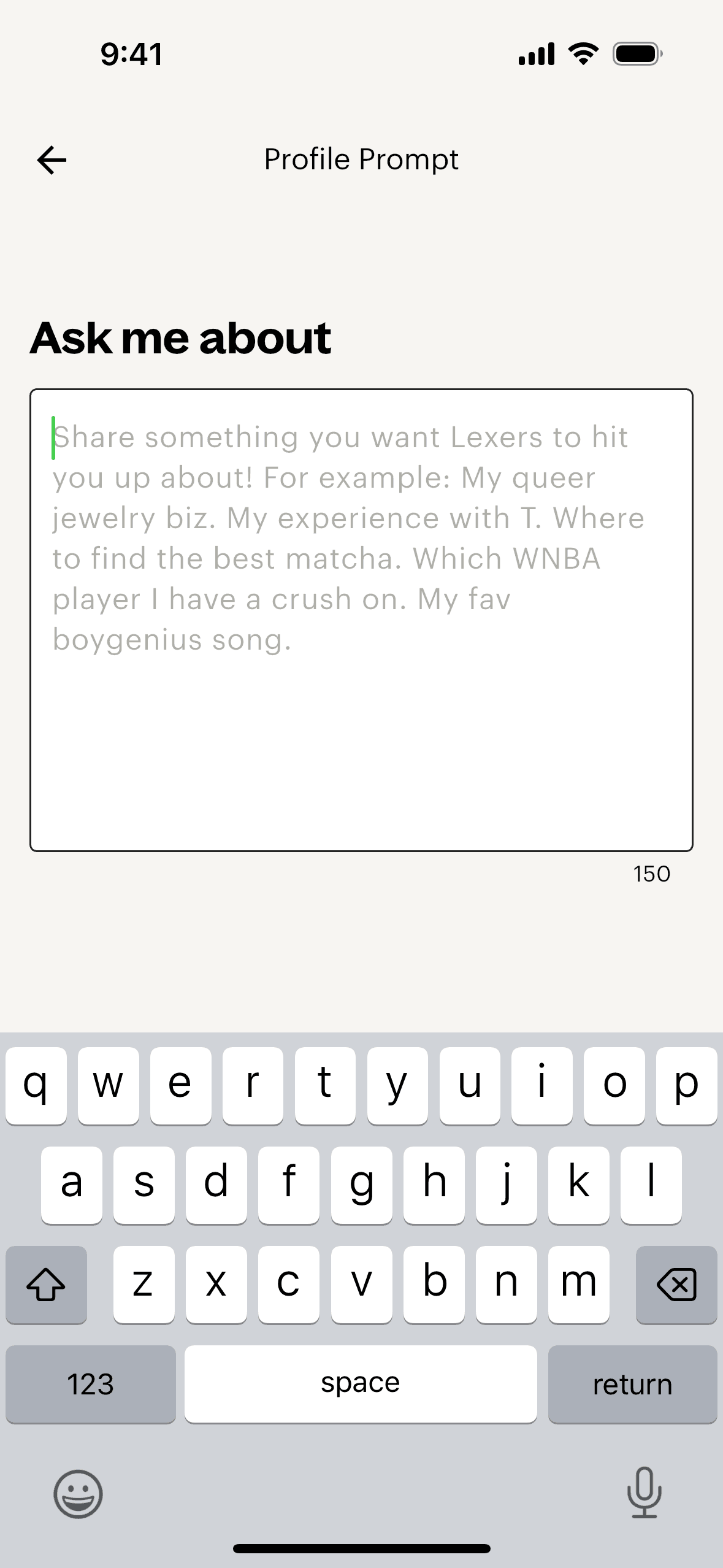 Lex iOS Social Networking interface screenshot 16