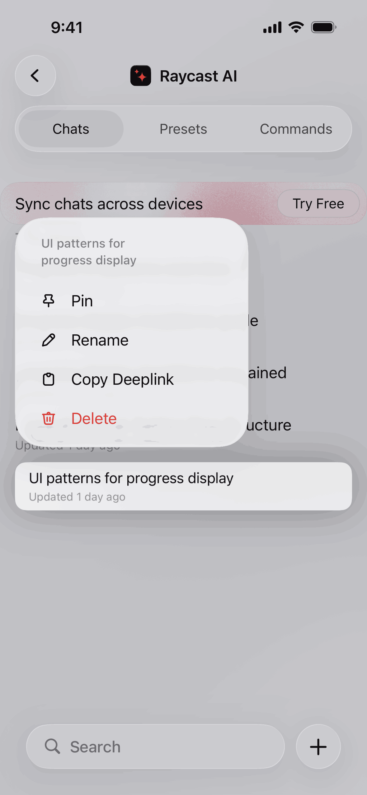 Raycast iOS Productivity interface screenshot 21