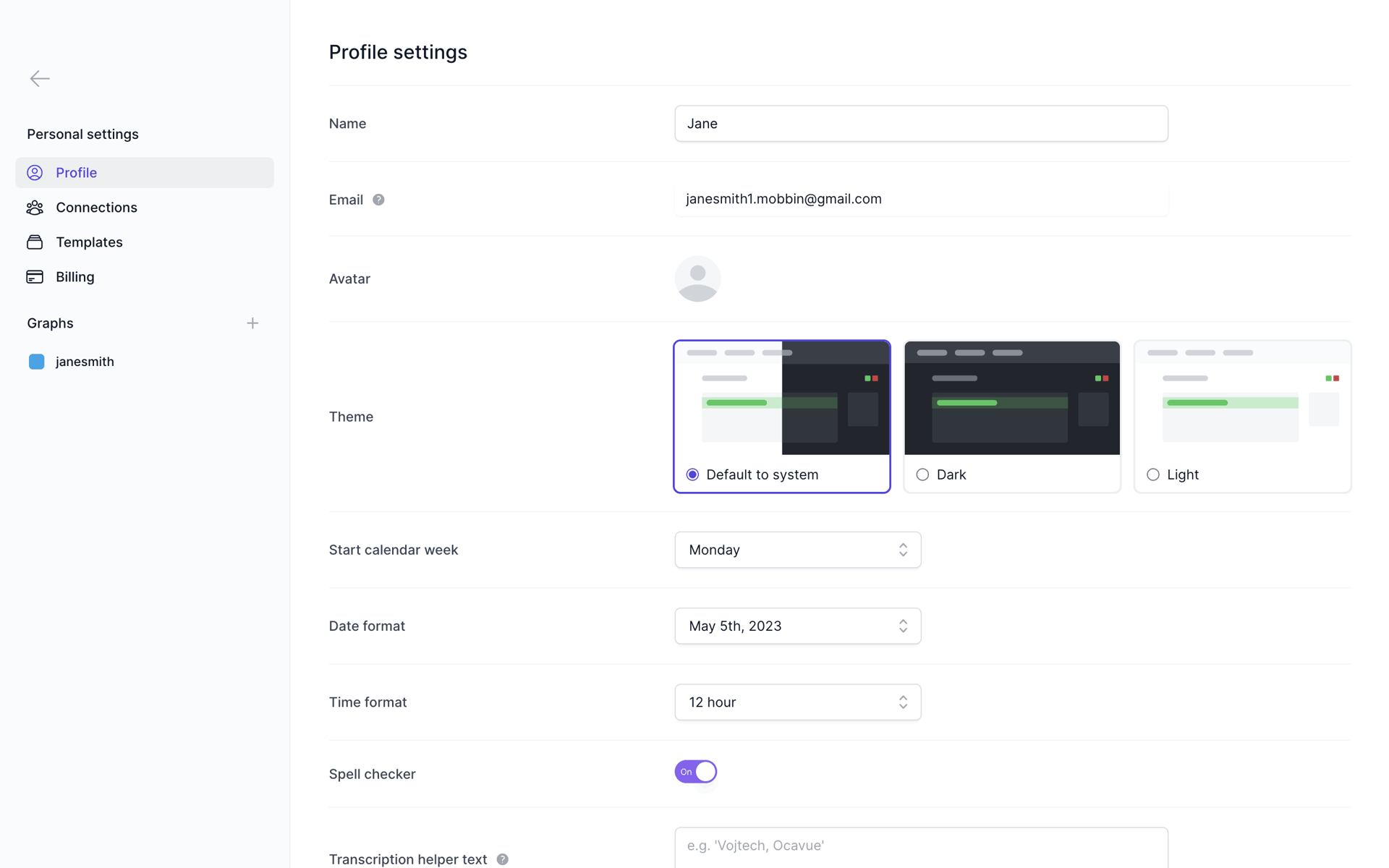 Reflect Web AI interface screenshot 19