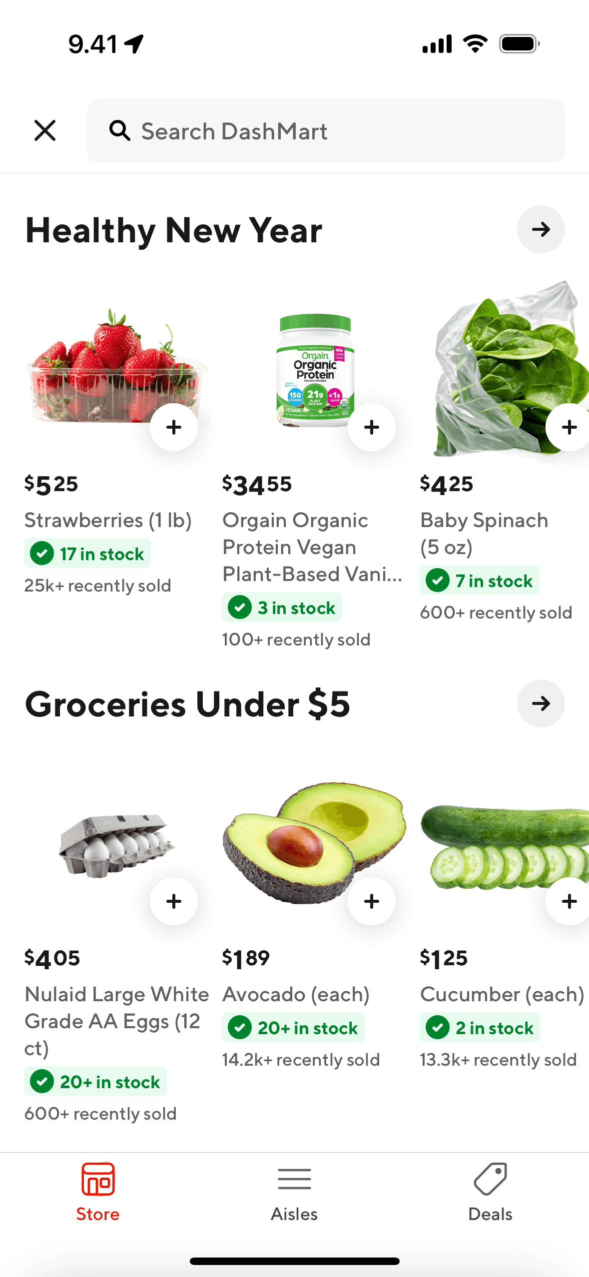 DoorDash iOS Food & Drink interface screenshot 3