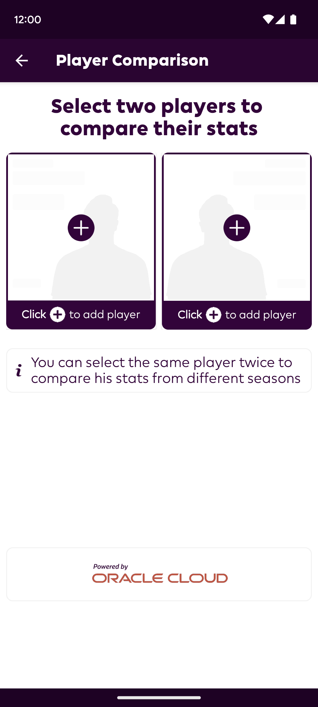 Premier League Android Sports interface screenshot 13