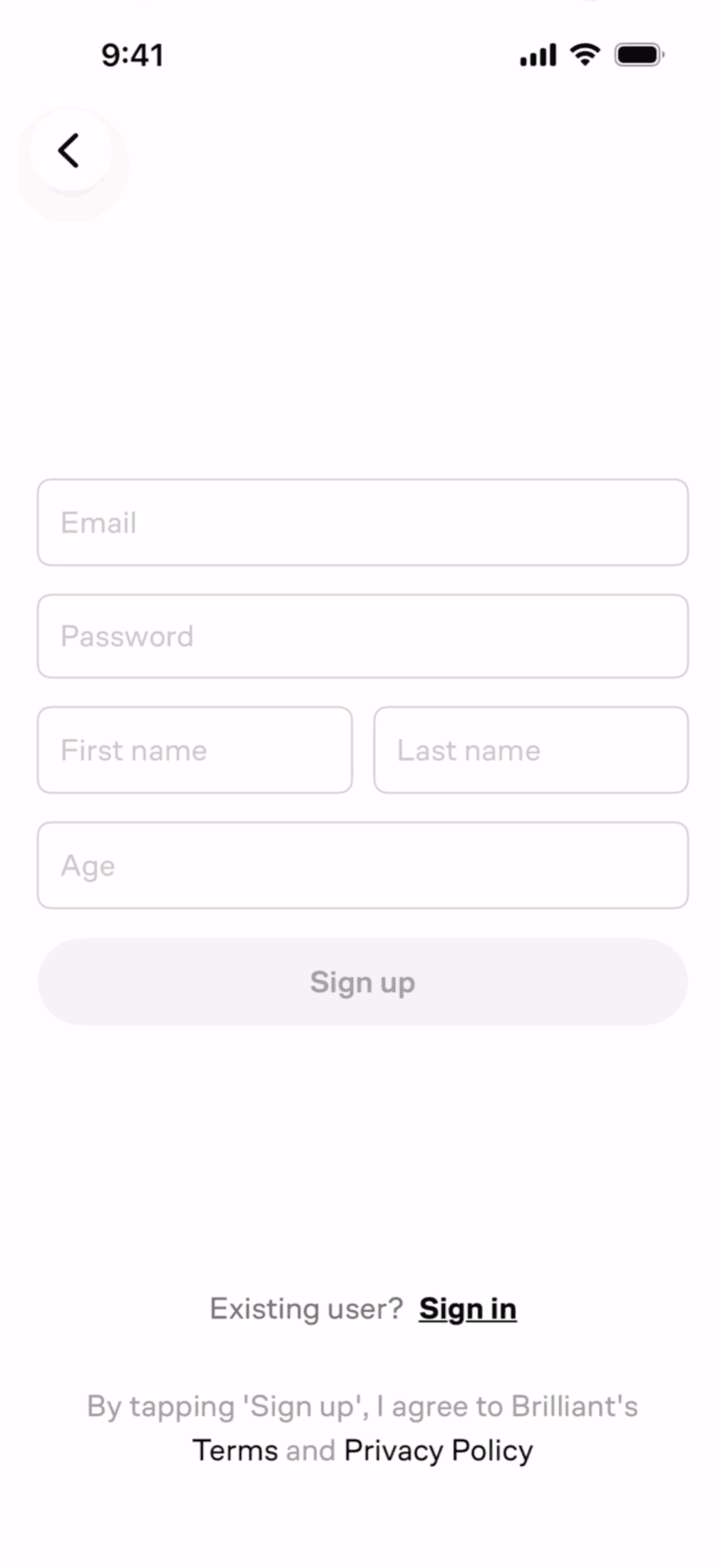 Brilliant iOS Education interface screenshot 10