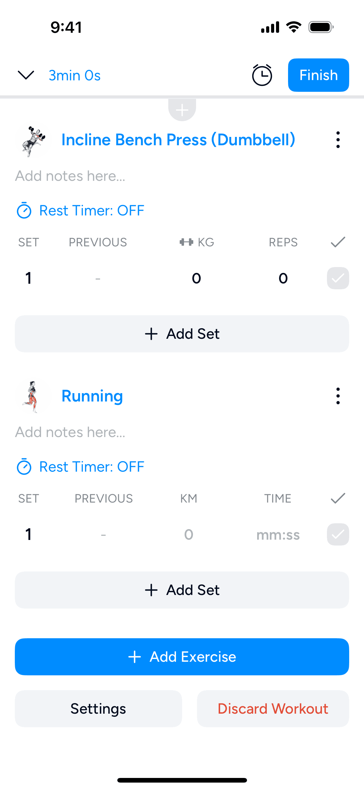 Hevy iOS Health & Fitness interface screenshot 9