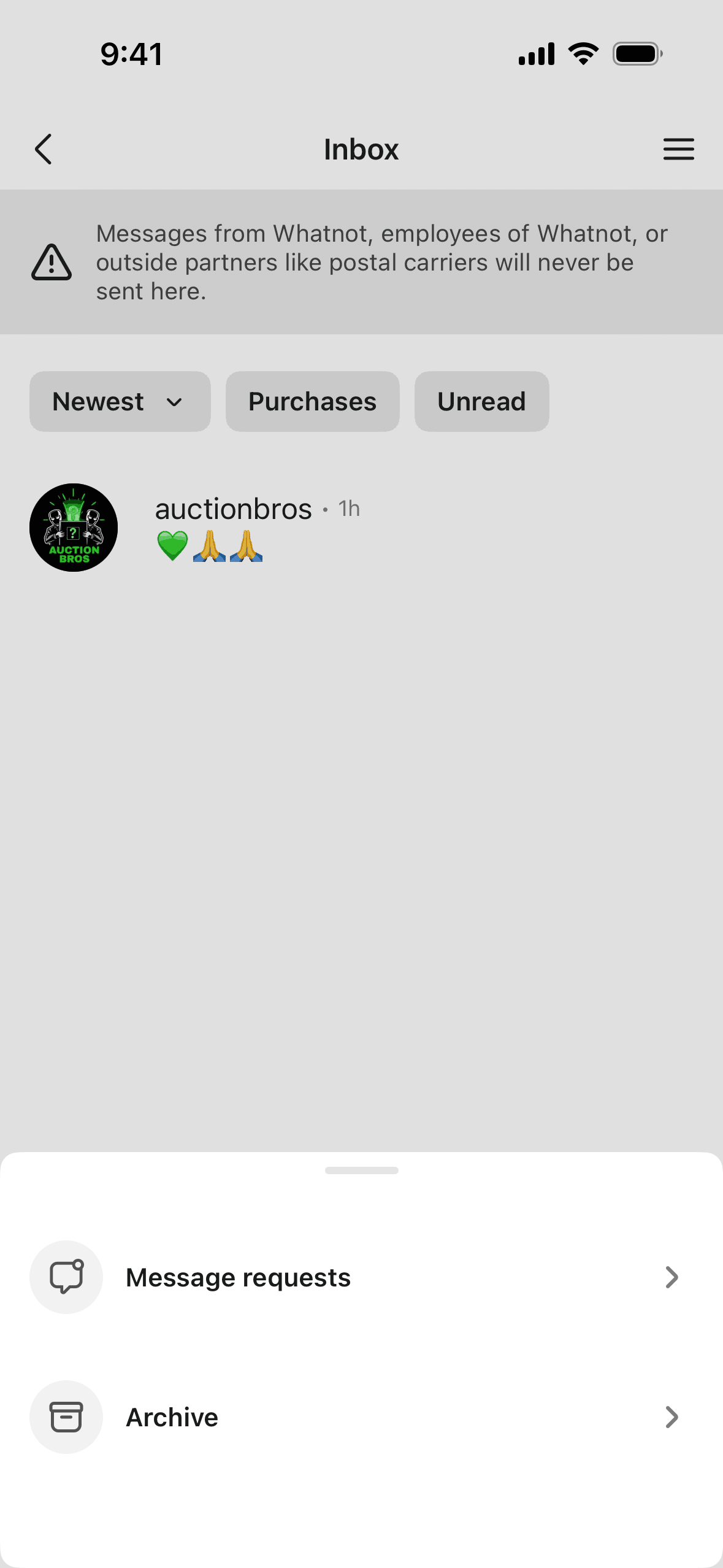 Whatnot iOS Shopping interface screenshot 14