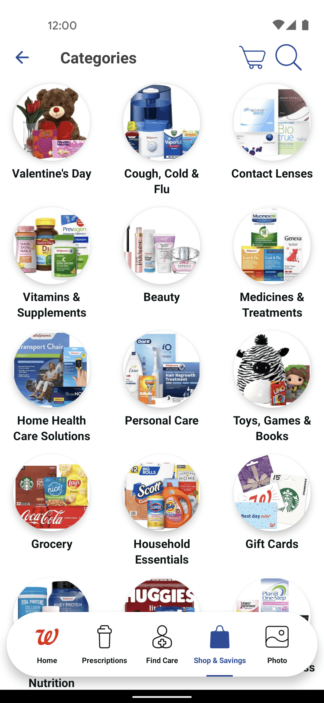 Walgreens Android Shopping interface screenshot 6