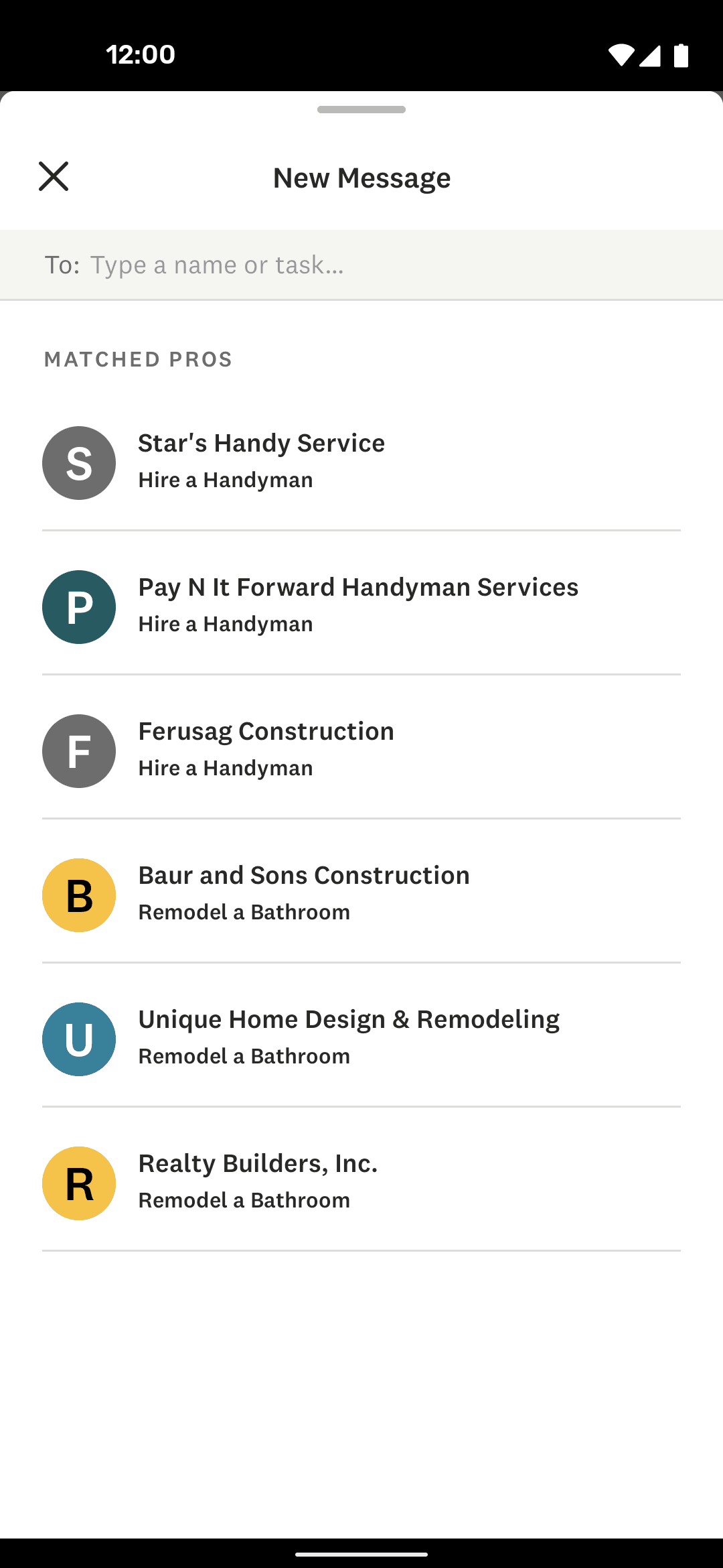 Angi Android Lifestyle interface screenshot 7