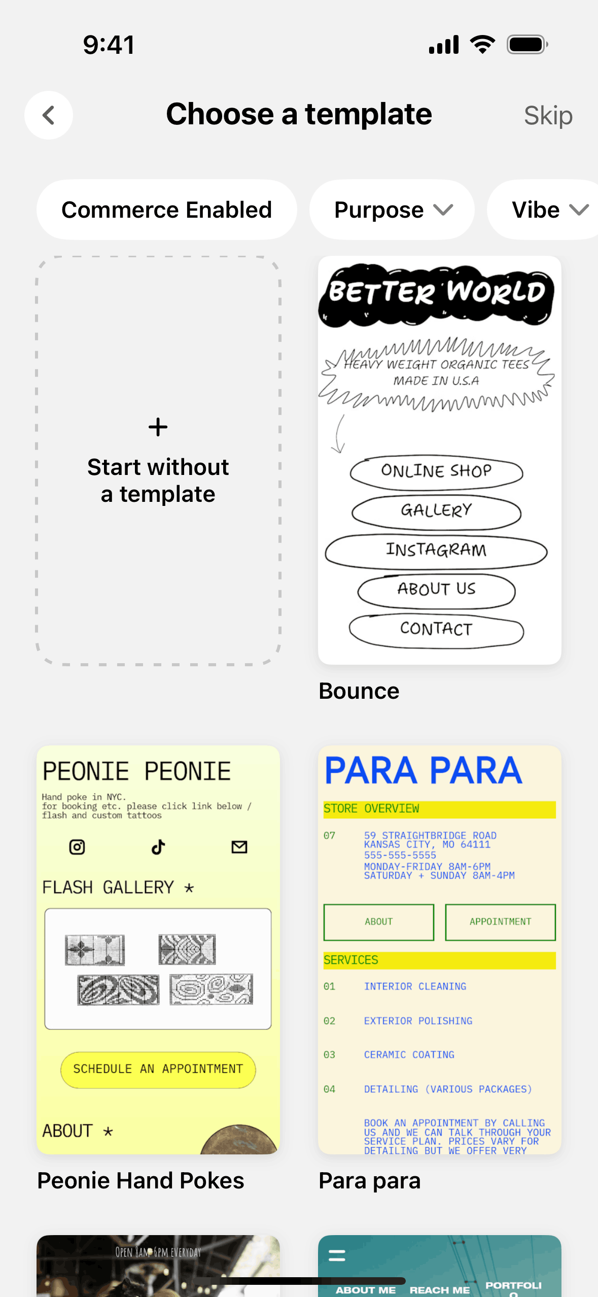 Universe iOS Graphics & Design interface screenshot 1