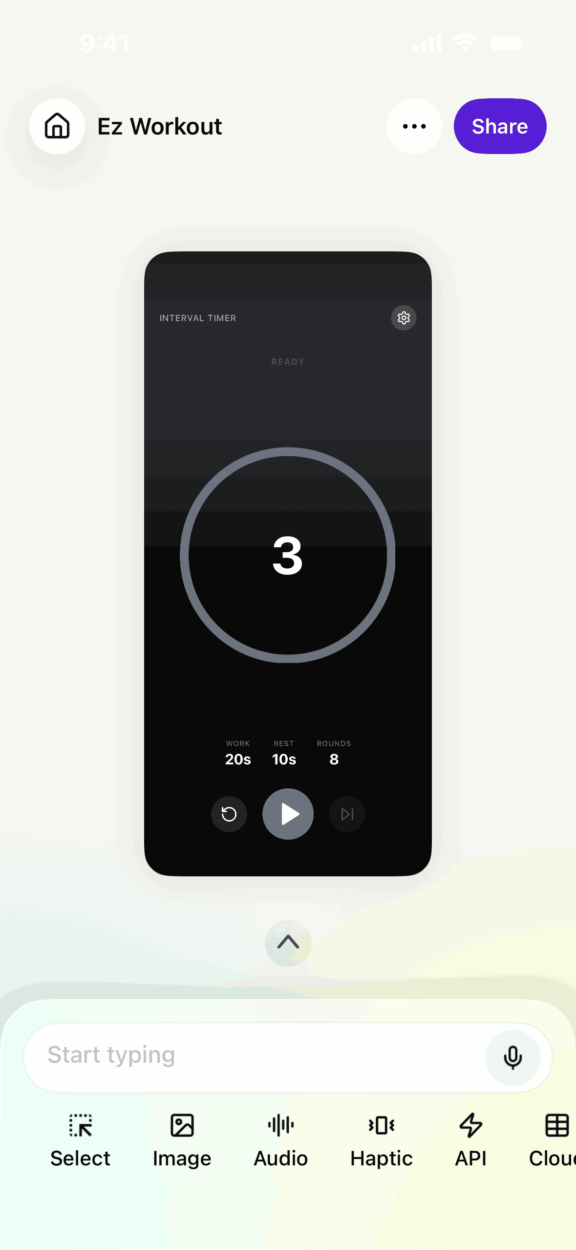 Vibecode iOS Developer Tools interface screenshot 2