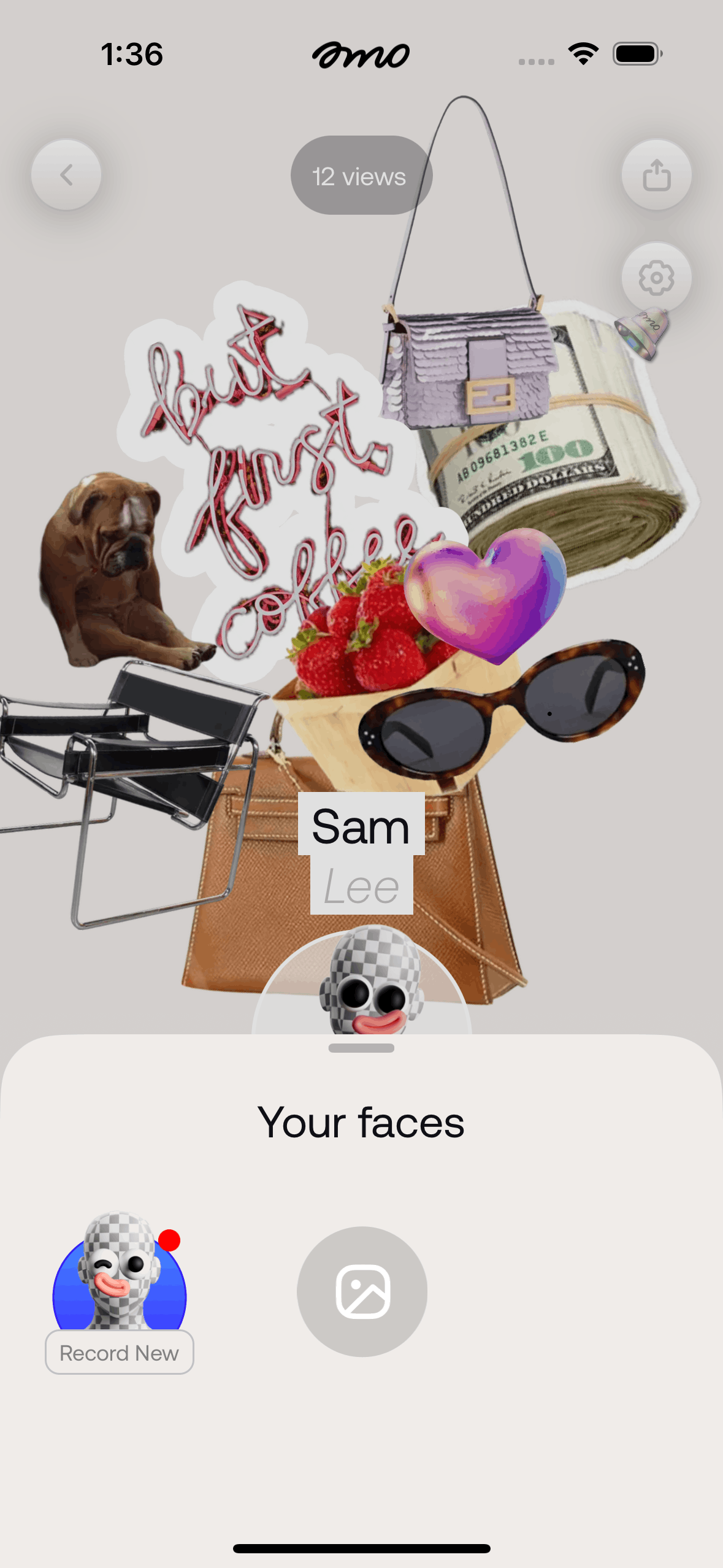 ID iOS Social Networking interface screenshot 9