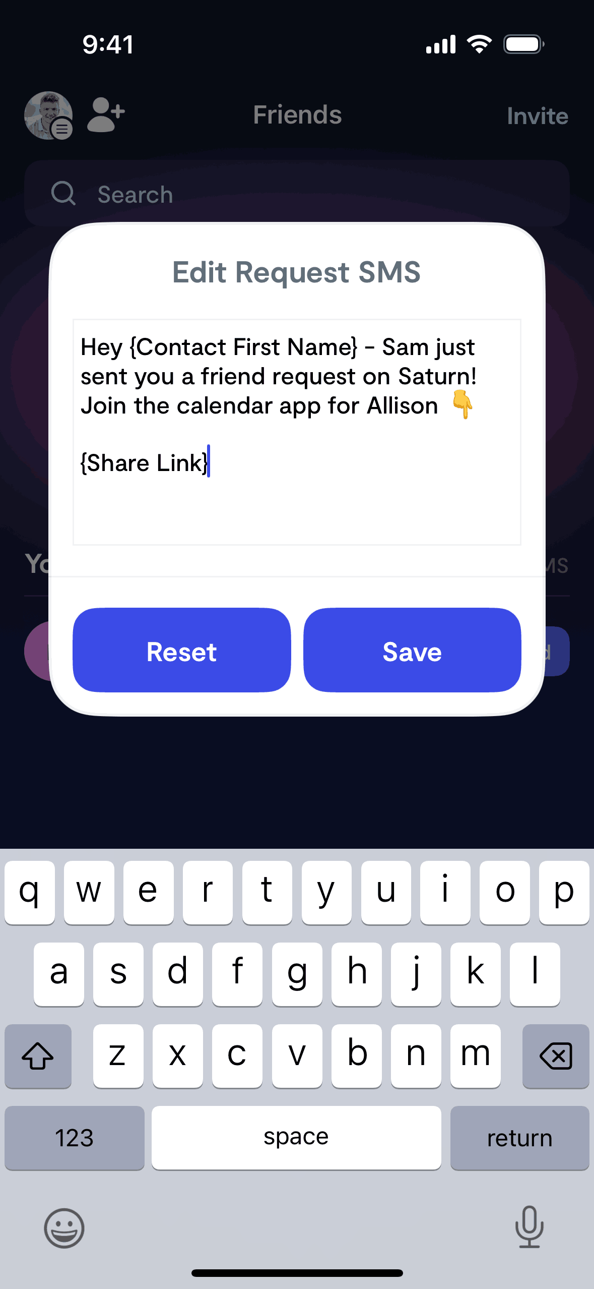 Saturn Calendar iOS Productivity interface screenshot 7