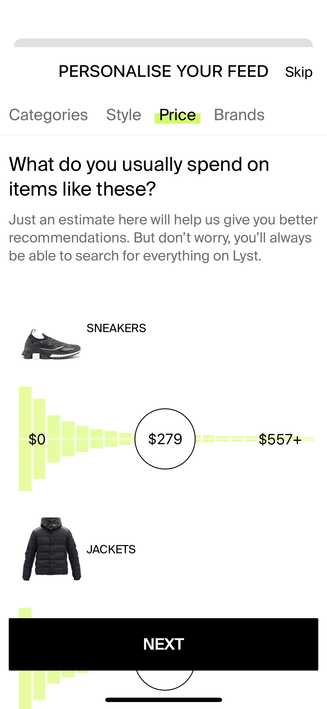 Lyst iOS Shopping interface screenshot 11