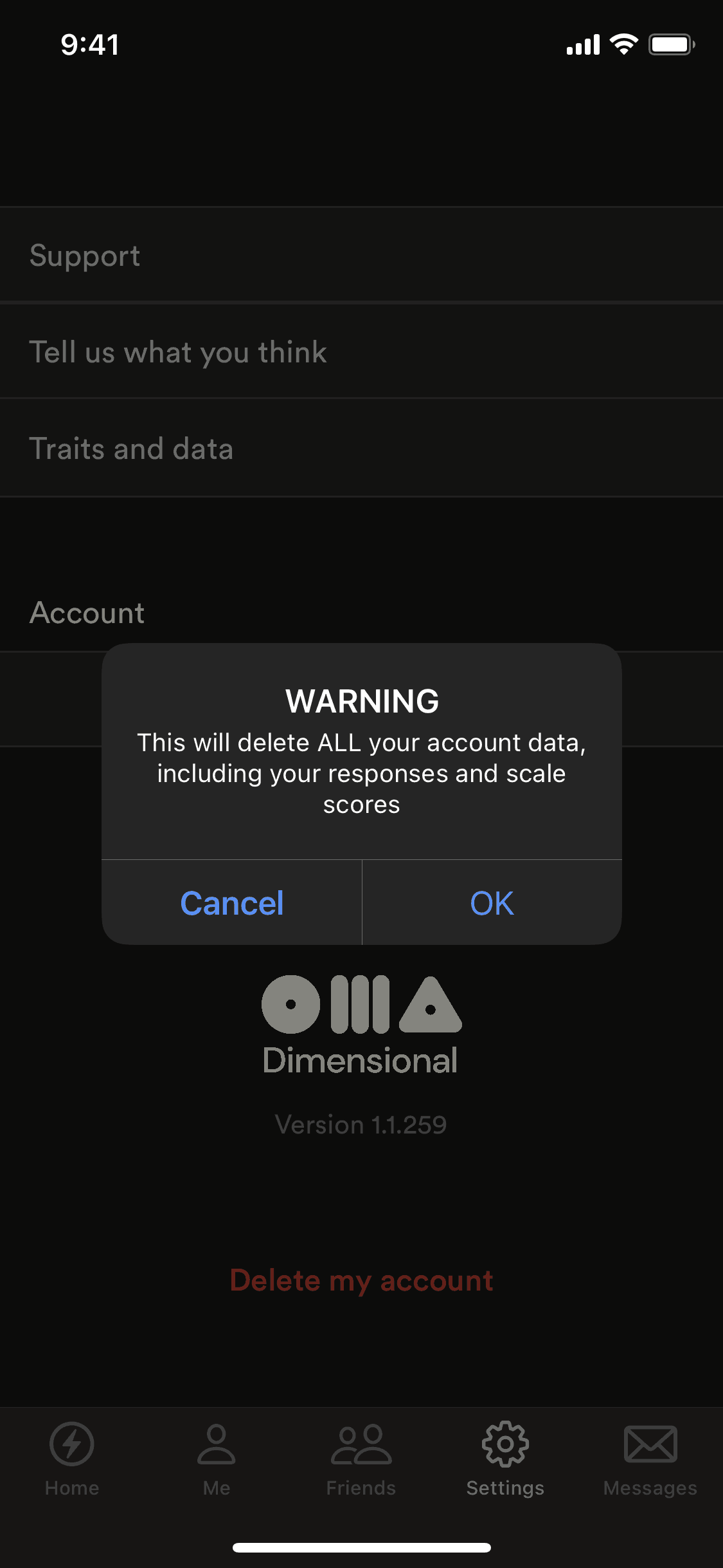 Dimensional iOS Social Networking interface screenshot 23