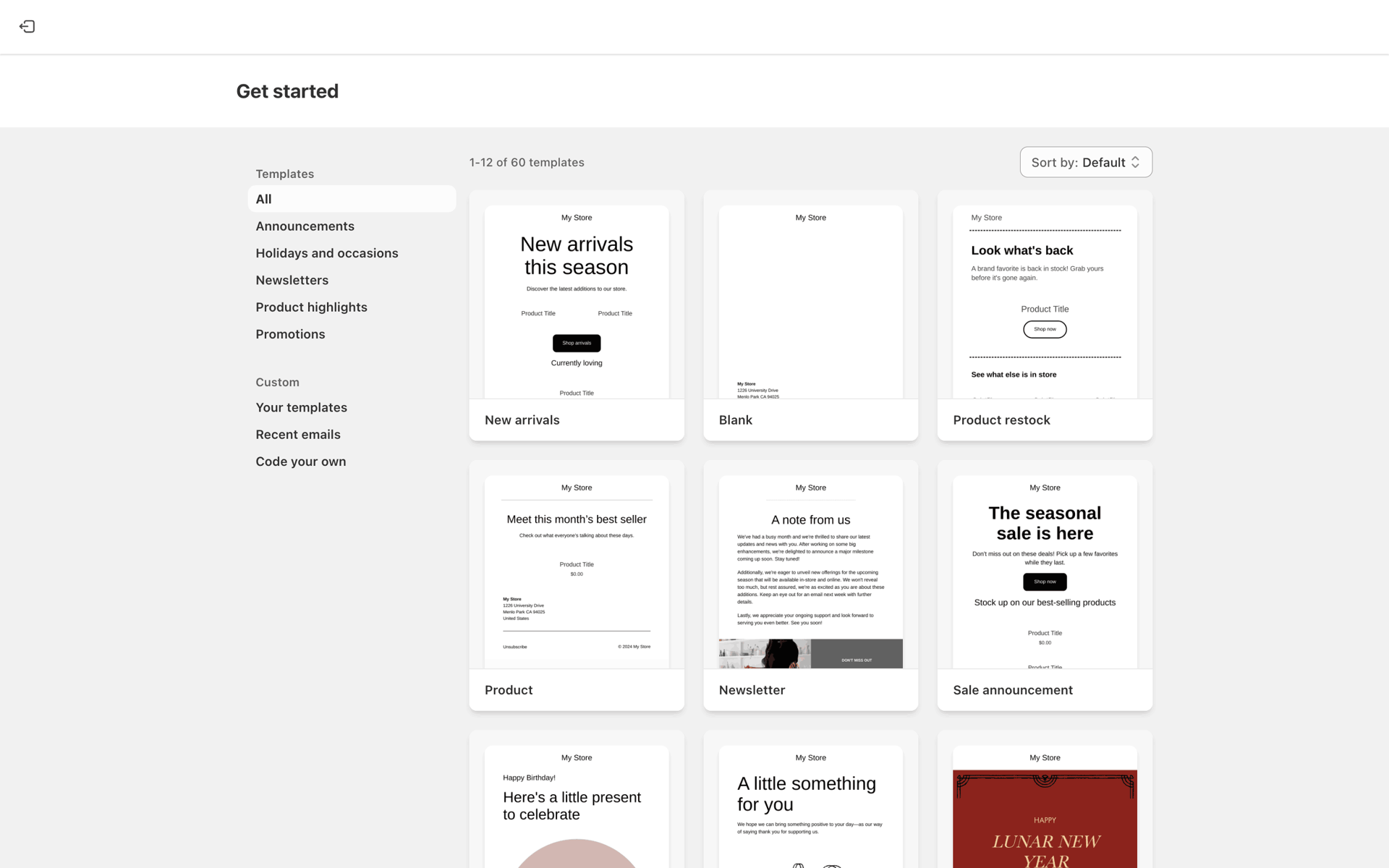 Shopify Web Business interface screenshot 2