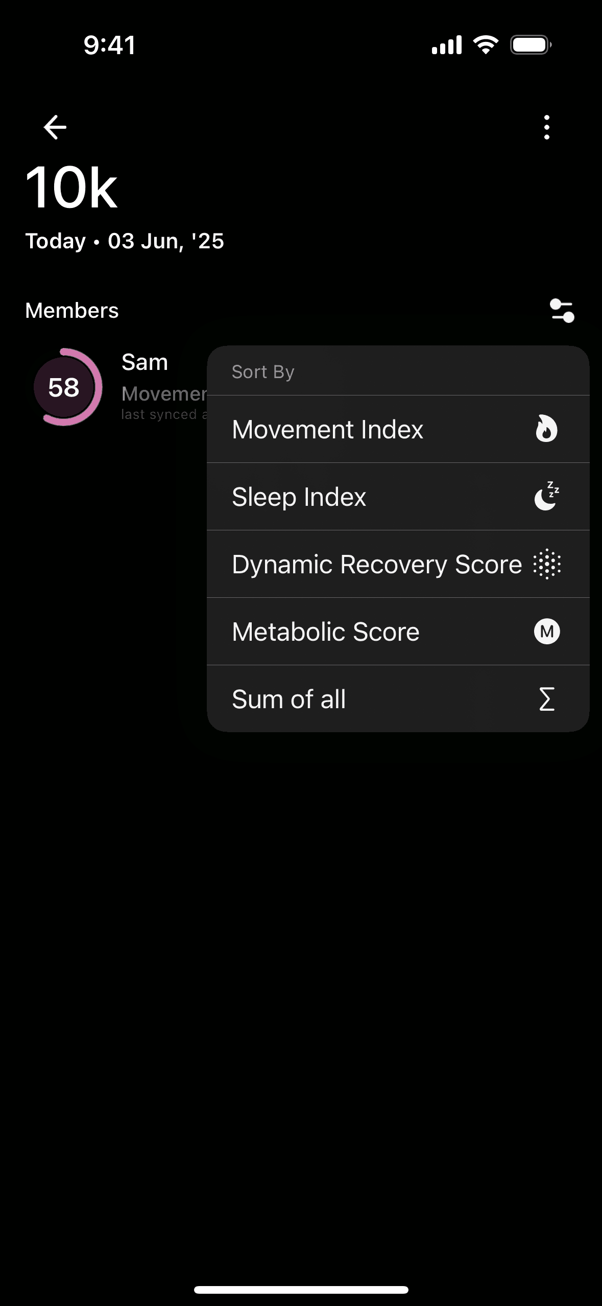 Ultrahuman iOS Health & Fitness interface screenshot 18
