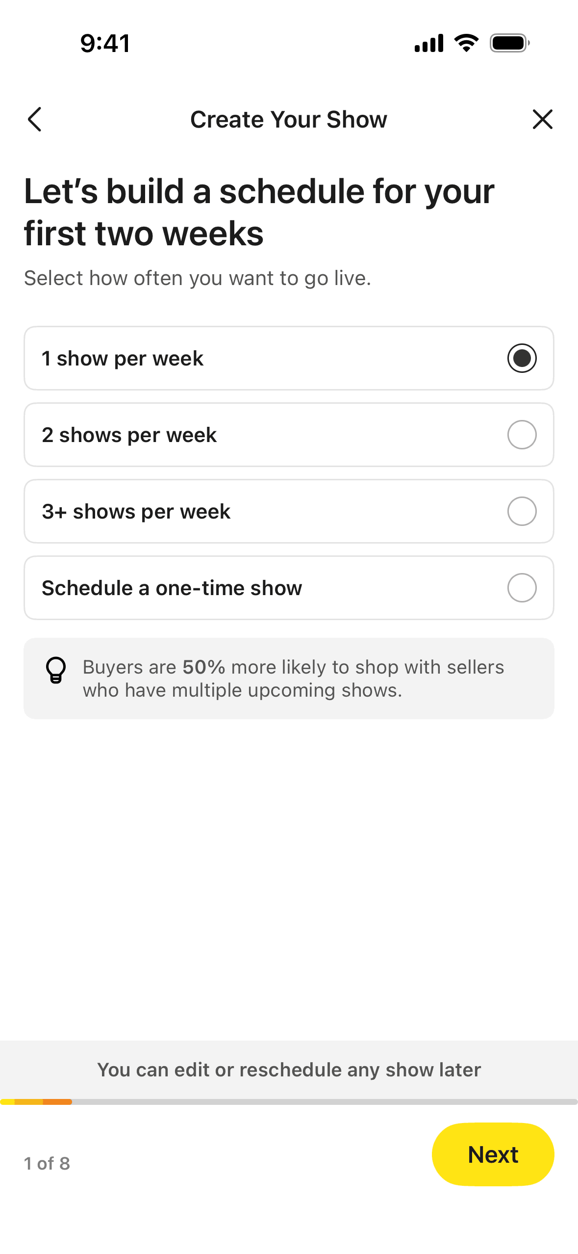 Whatnot iOS Shopping interface screenshot 24