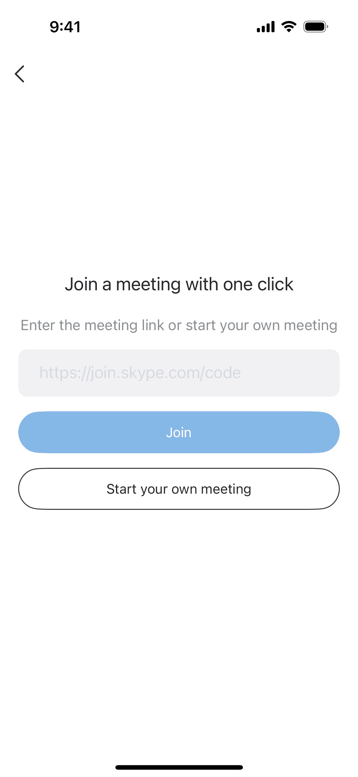 Skype iOS Communication interface screenshot 7