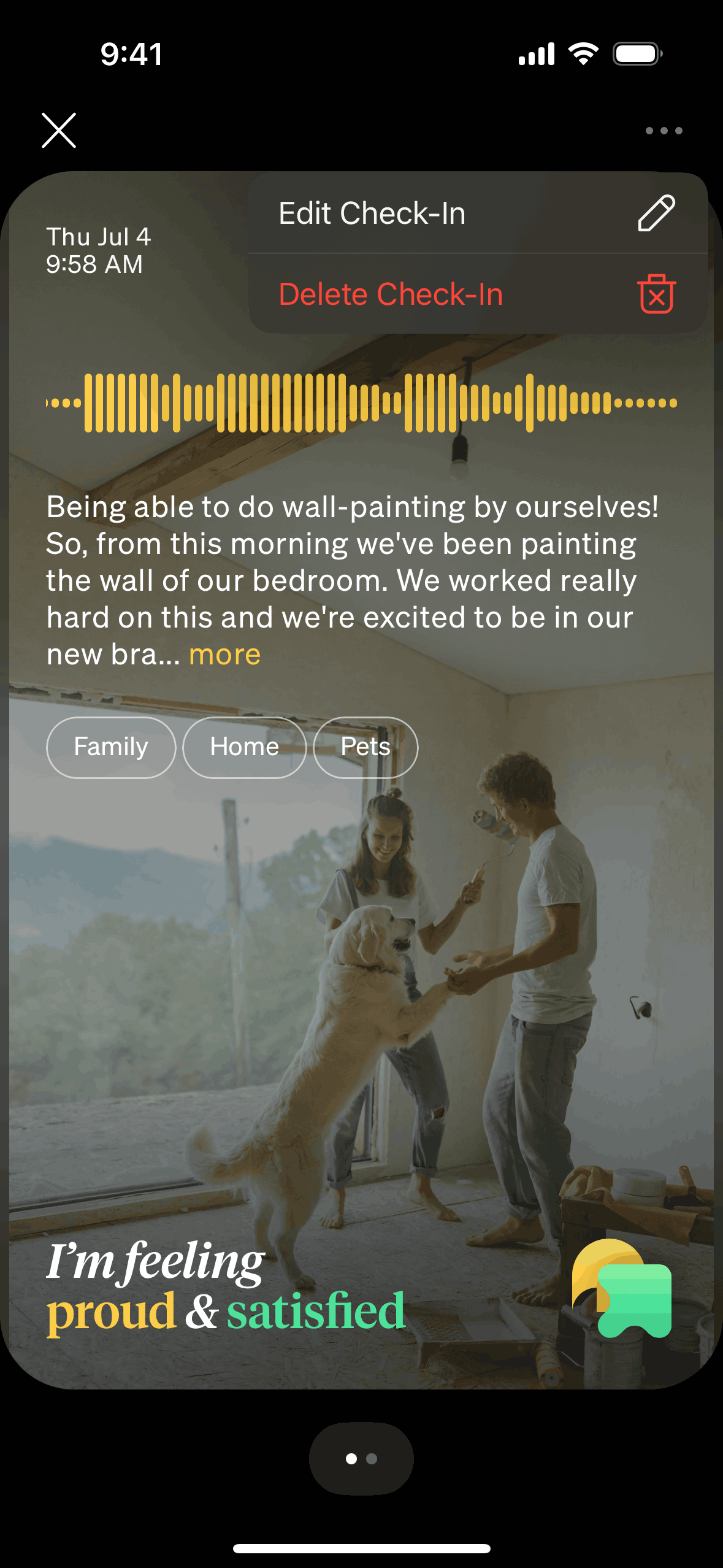 How We Feel iOS Health & Fitness interface screenshot 10