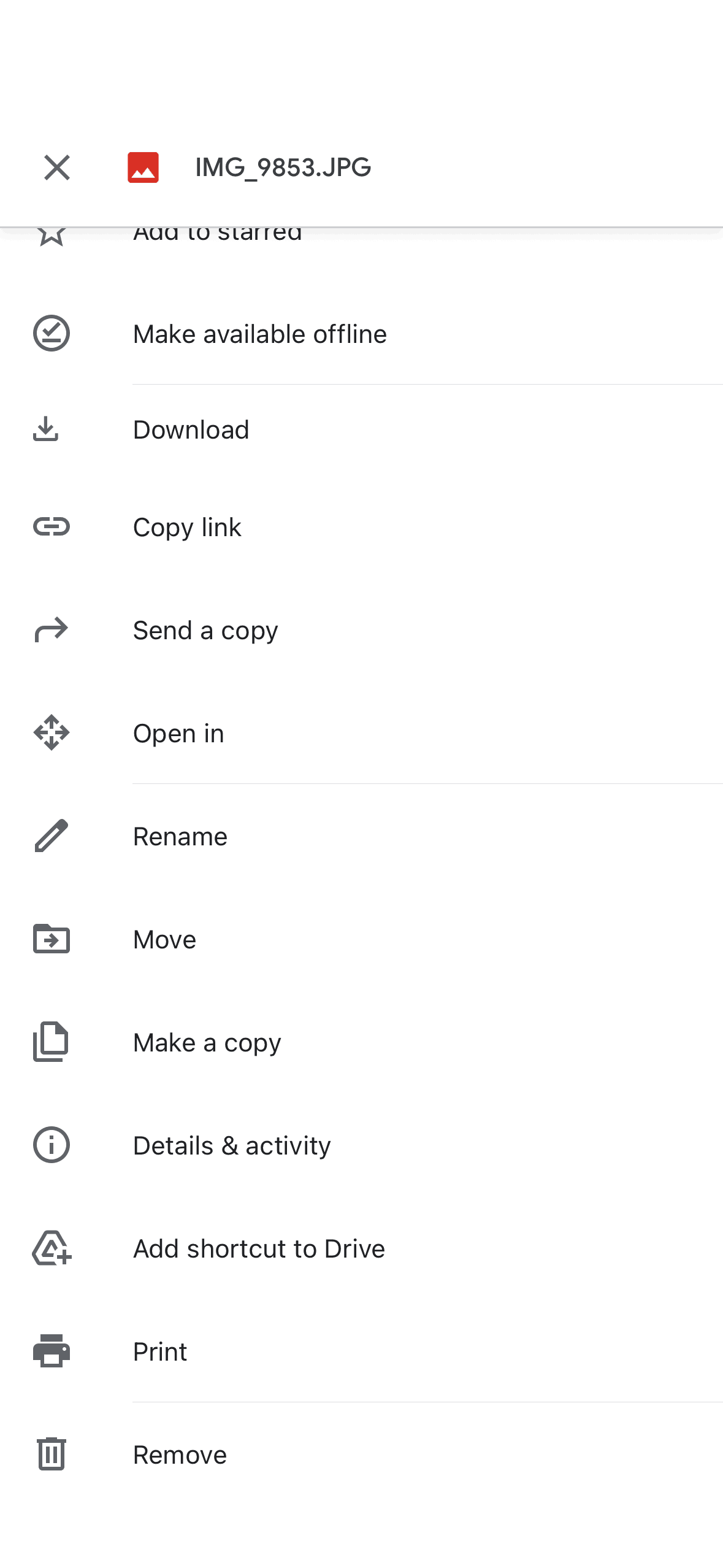 Google Drive iOS Productivity interface screenshot 24